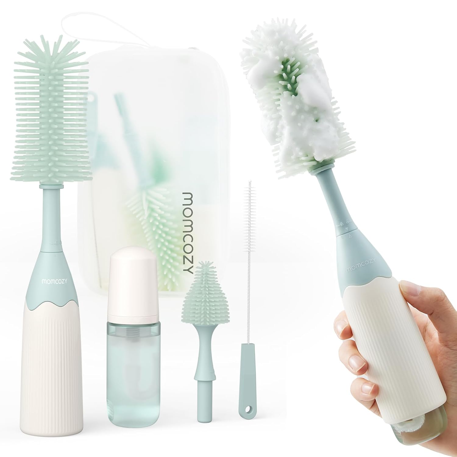 Innovative Momcozy Bottle Brush Kit, Special Push-...