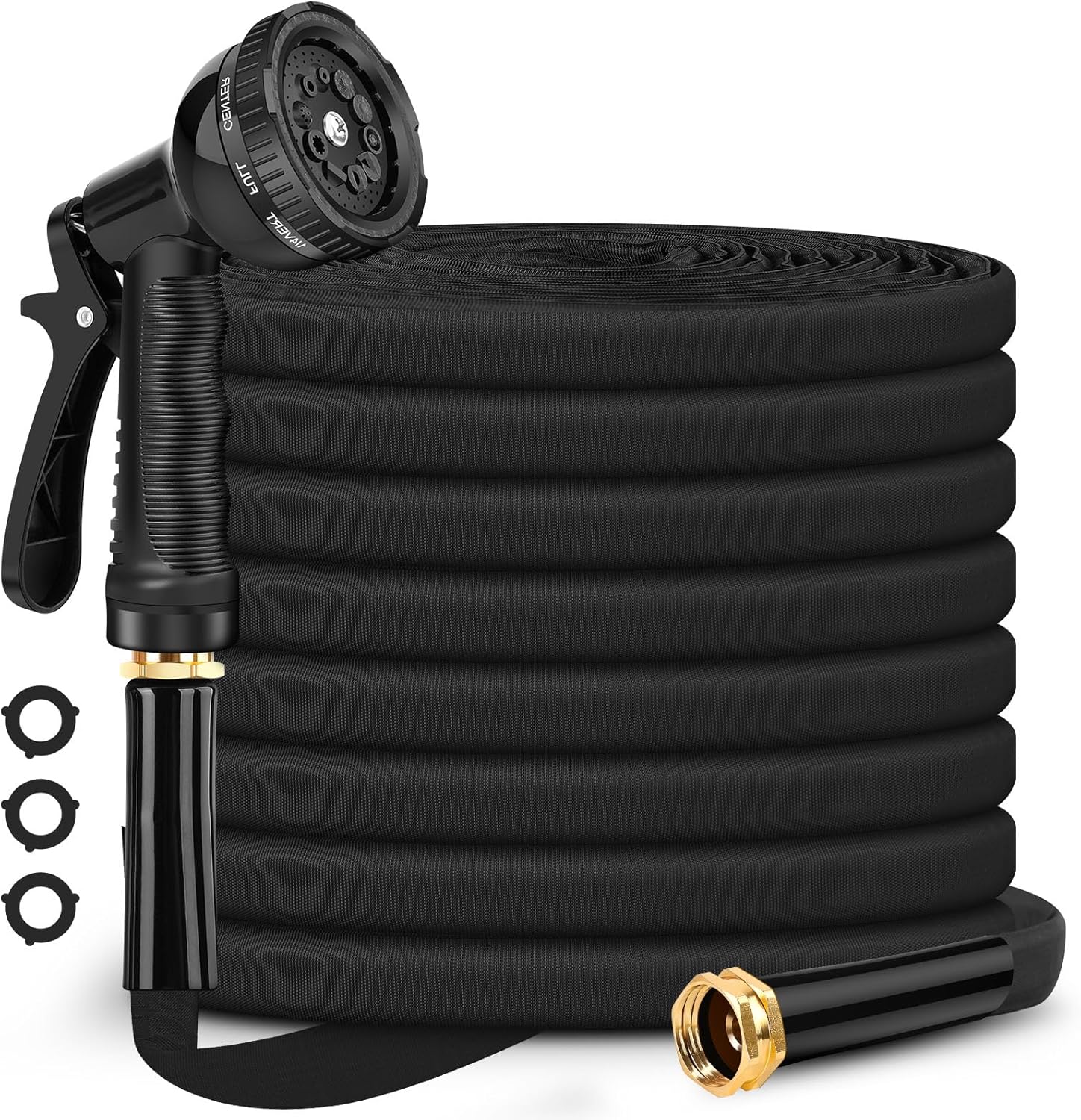 Garden Hose, Flexible and Lightweight Non-Expanding Garden Hose with 10 Function...