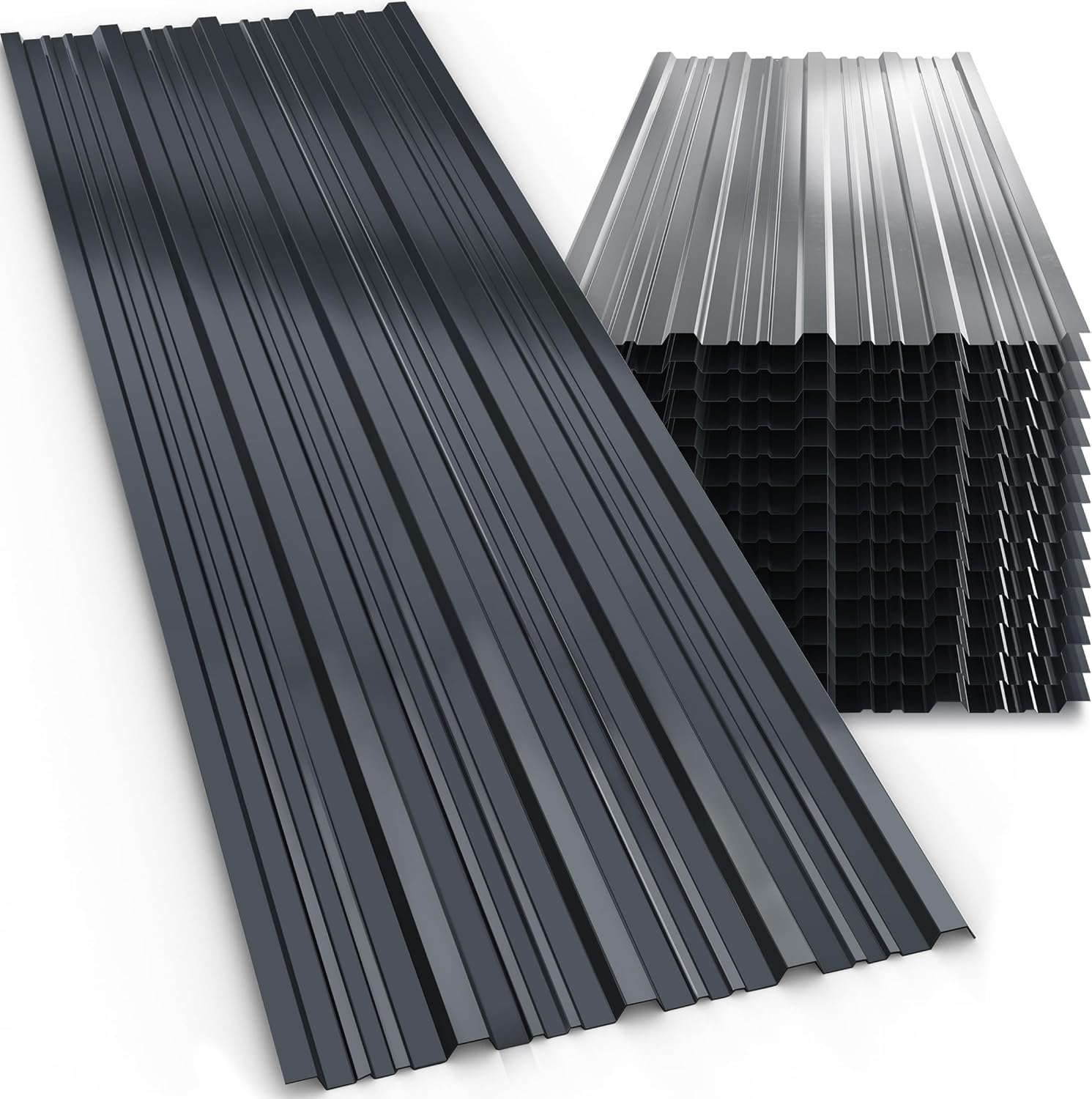 GARDEBRUK® Galvanised Roofing Sheets, Special Walling Sheeting with Box Profile,...