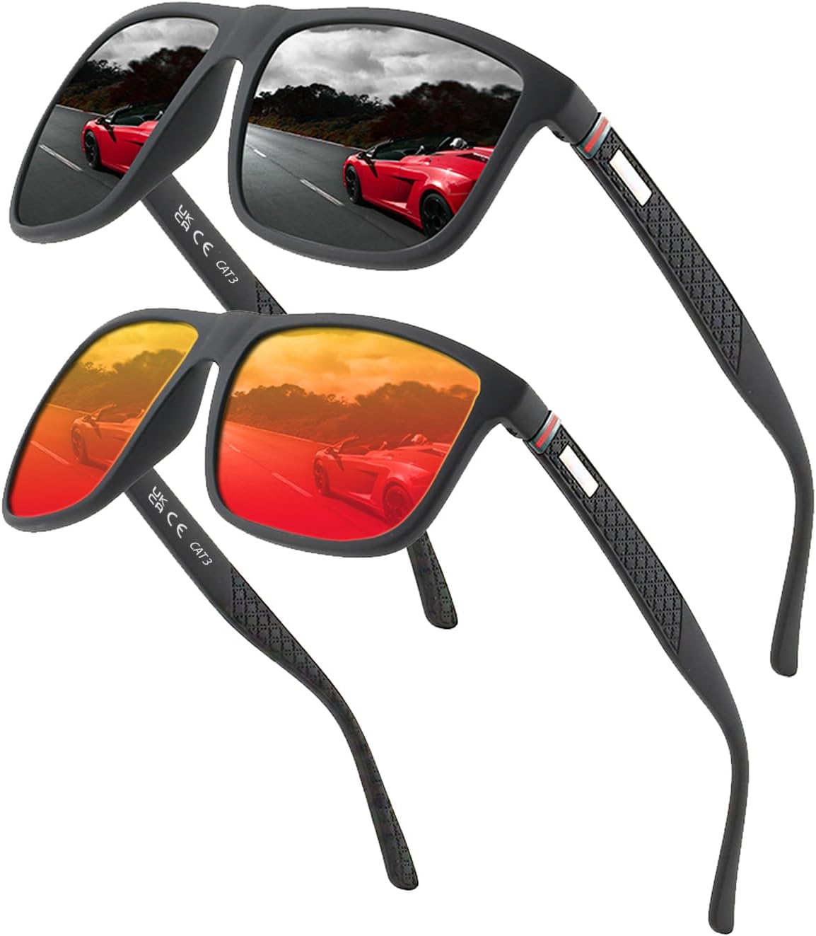 Perfectmiaoxuan Polarized sunglasses for men/women; Vintage/classic/elegant ligh...