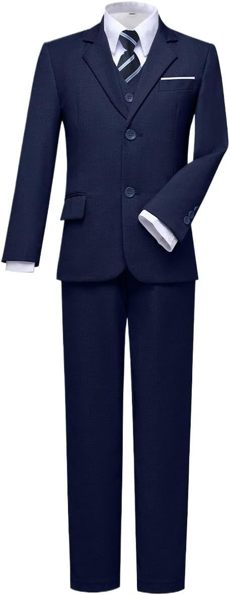 Visaccy Boys Suits, Special Slim Fit Dress Outfit For 14 Years, Perfect Ring Bea...