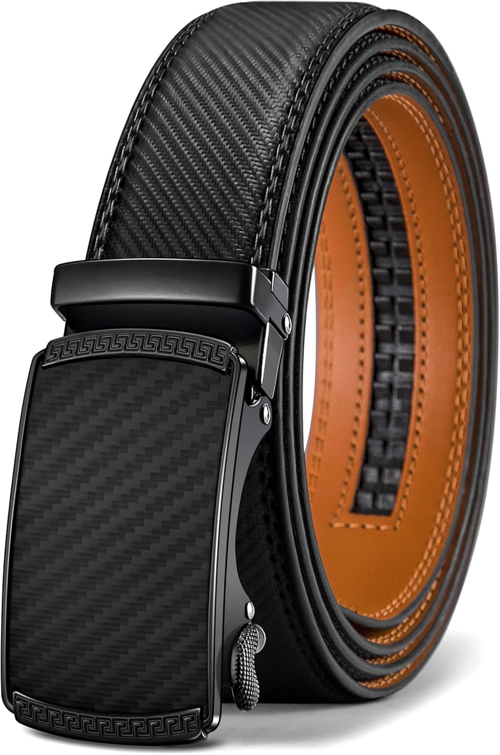 High-Quality BULLIANT Men's Belt, Stylish Leather Ratchet Belt for Men, Fashiona...