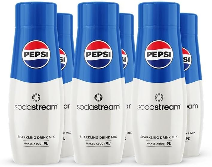 SodaStream Pepsi, Makes Up to 54 Litres - 6 x 440 ml Multipack Blue