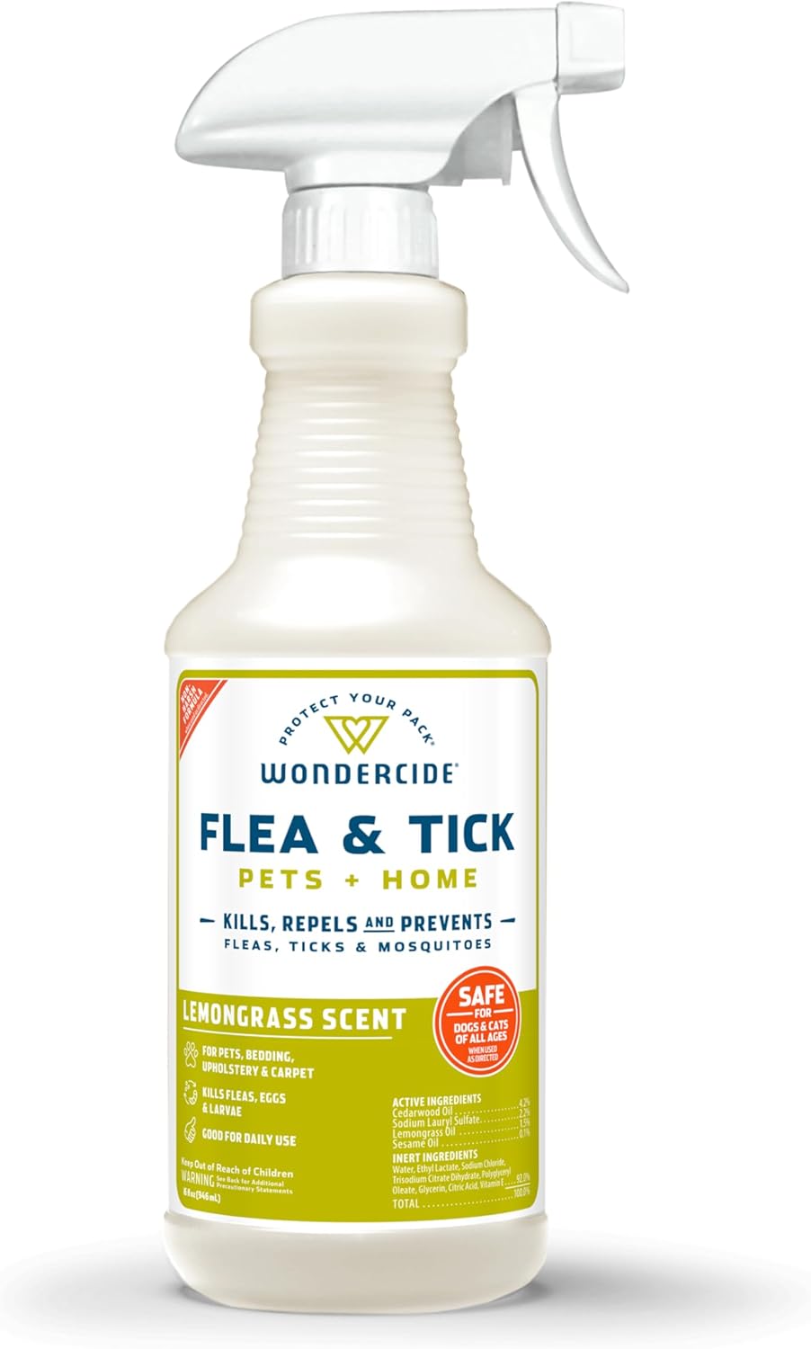Wondercide Flea & Tick Solution, Special Pest Control for Pets, Innovative and E...