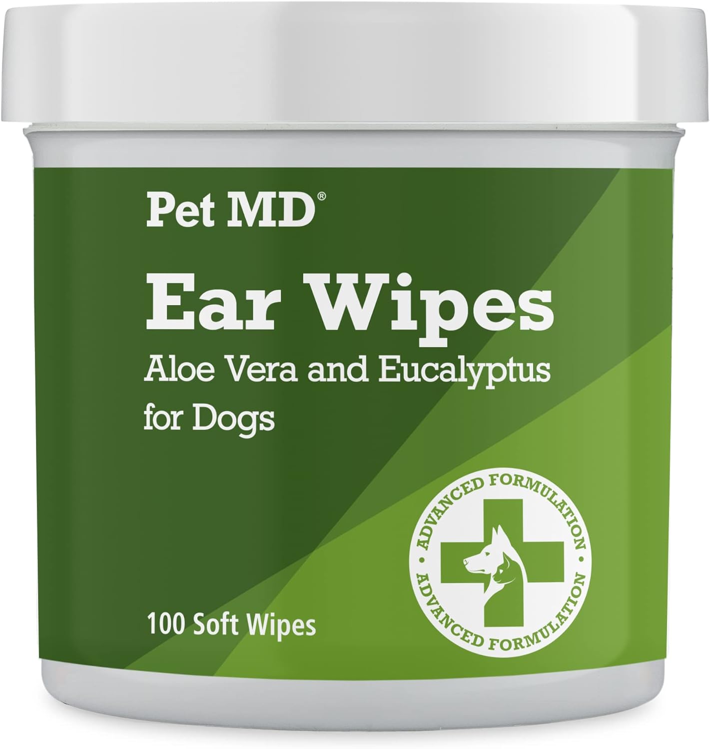 Pet MD - Dog Ear Cleaner Wipes - Otic Cleanser for Dogs to Stop Ear Itching, and...