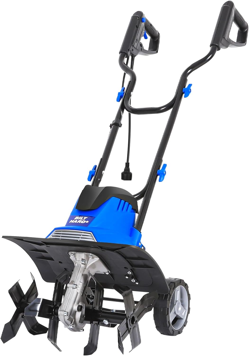 BILT HARD Electric Tiller Cultivator 14 inch, 10 Amp 4 Steel Tines Corded Tiller...