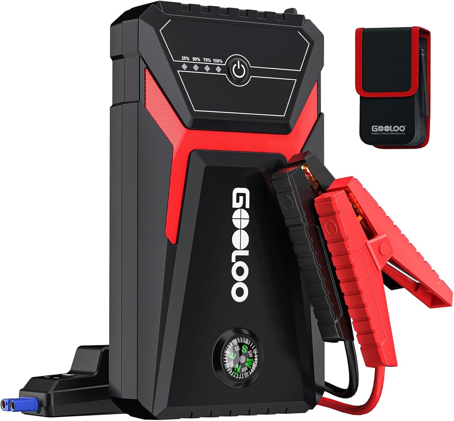 GOOLOO 1500A Jump Starter Power Pack, Car Battery Booster Jump Starter for 12V V...