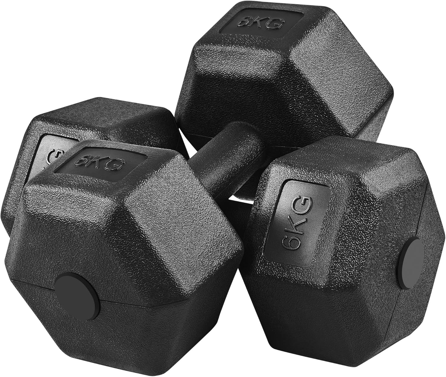 Yaheetech 2x4kg/2x5kg/2x6kg/2x7.5kg/2x8kg/2x10kg (Sold in Pair) Dumbbells Set Ar...