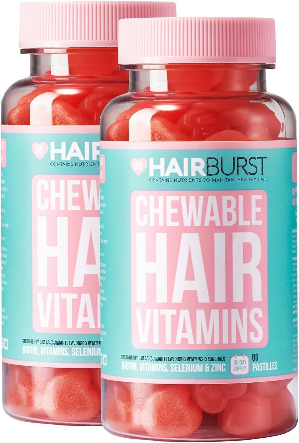 Premium HAIR BURST Biotin Gummies, Effective Hair Growth Supplement, Special Gum...
