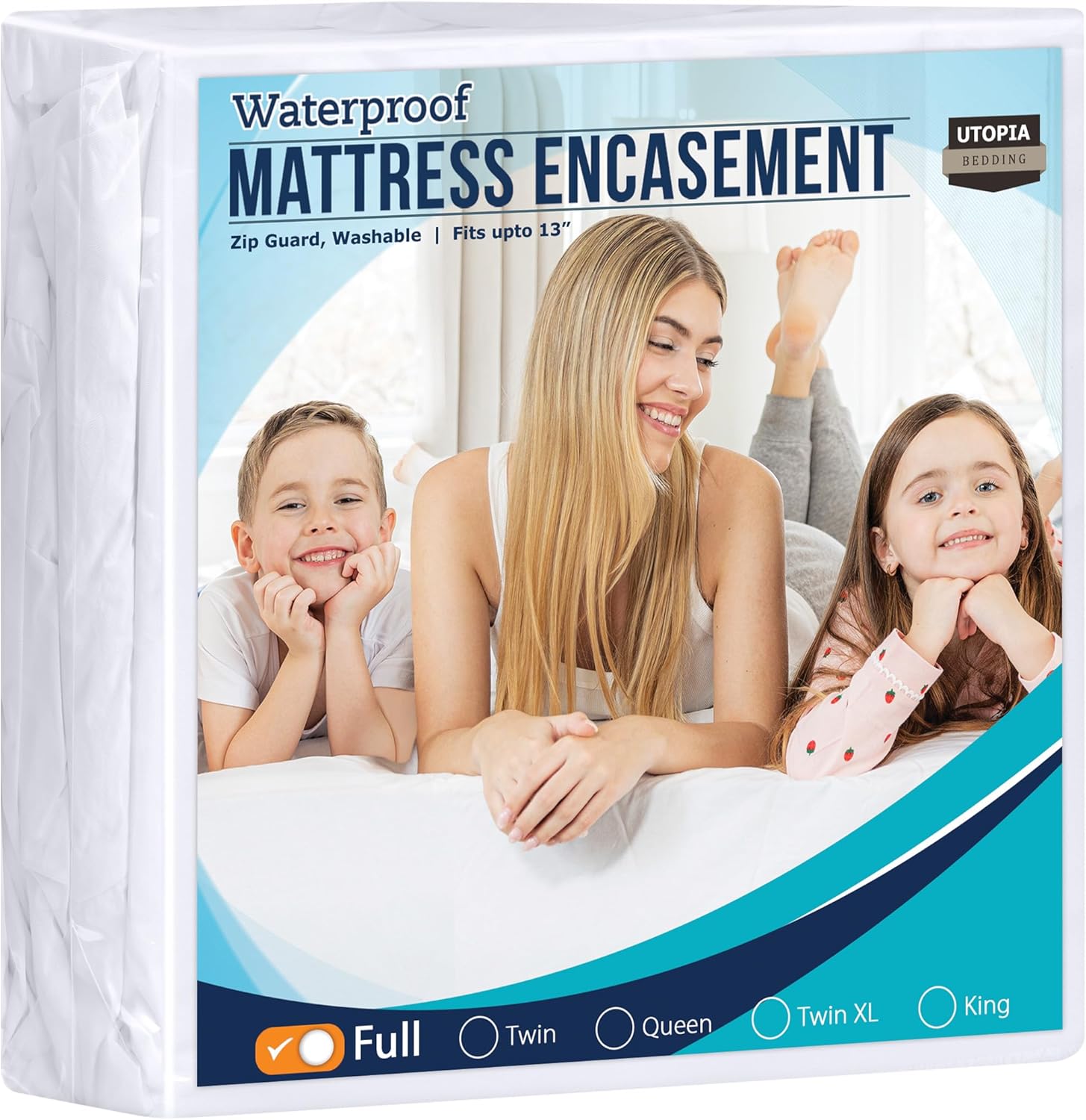 Utopia Bedding Zippered Mattress Encasement, Premium Mattress Protector With 100...