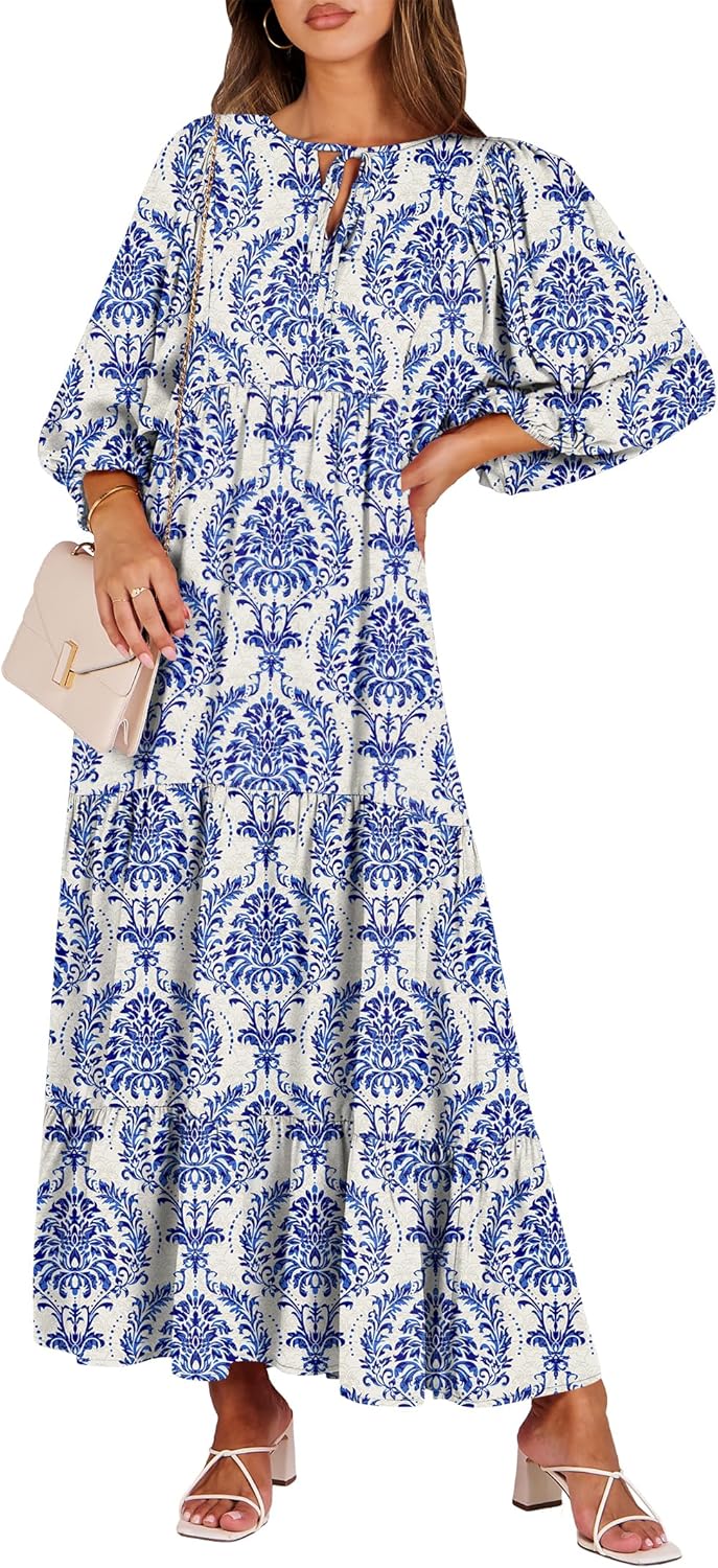 Stylish ANRABESS Womens Boho Maxi Dresses, Exclusive Summer Fashion Dress for 20...