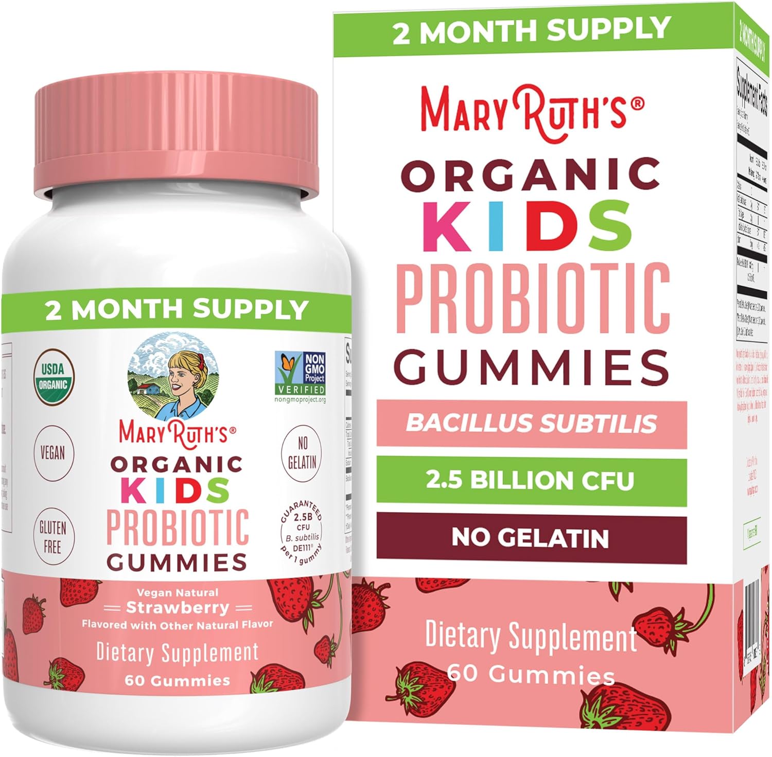 MaryRuth Organics Kids Probiotics for Digestive Health | USDA Organic Probiotic...