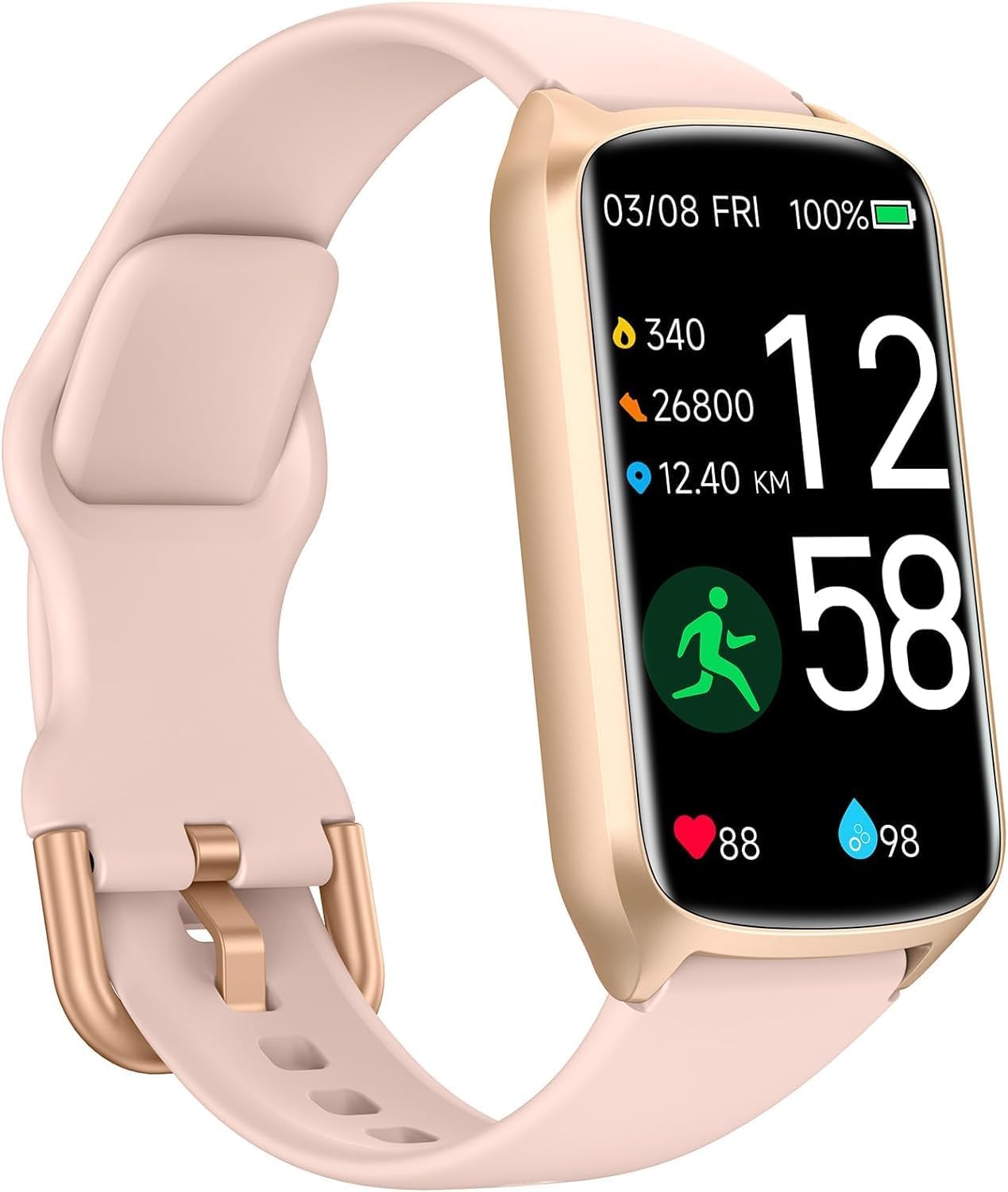 Health Fitness Tracker with 24/7 Heart Rate, Blood...