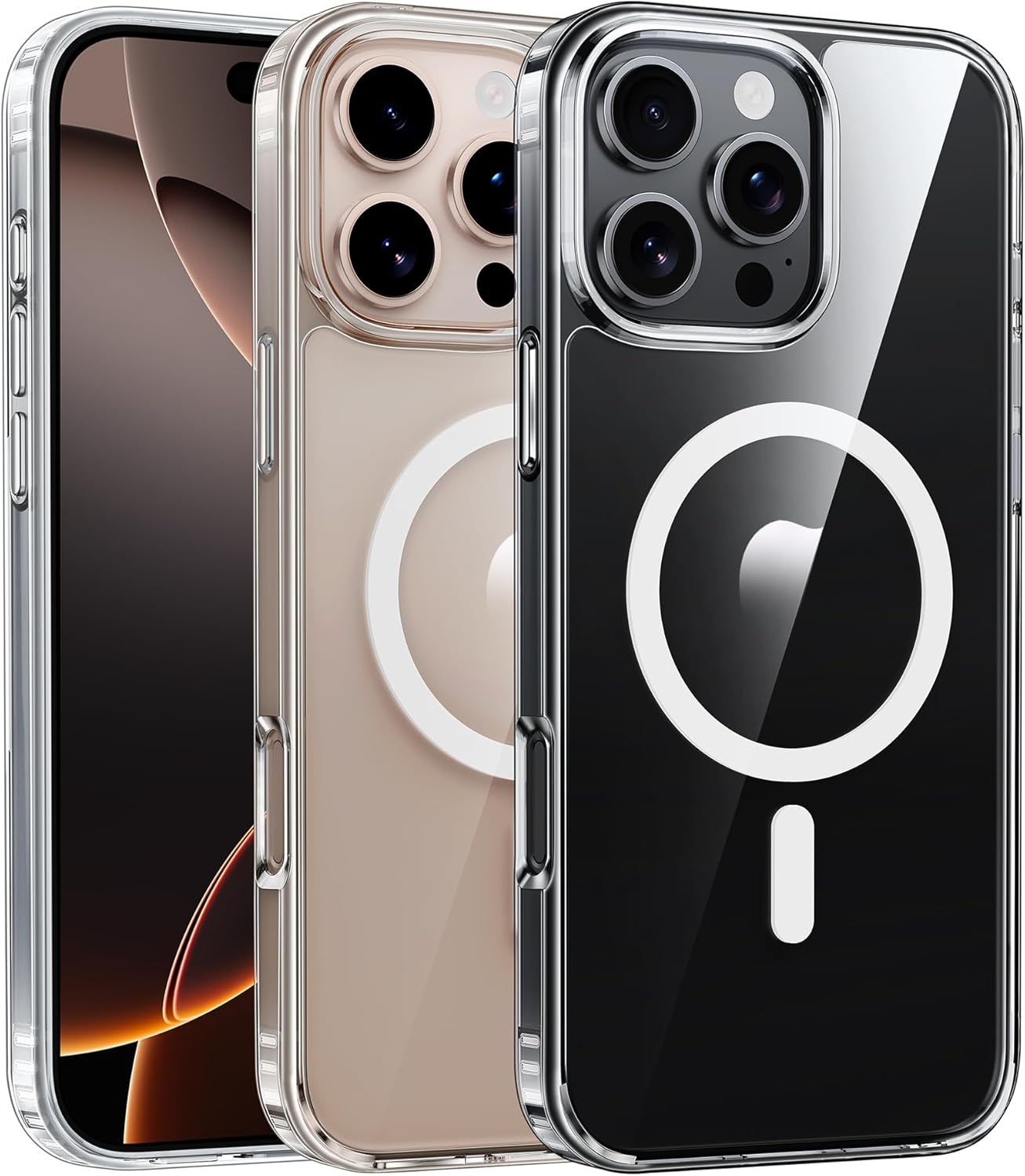 High-Quality FNTCASE for iPhone 16 Pro-Max, Innovative Magnetic Phone Case with...