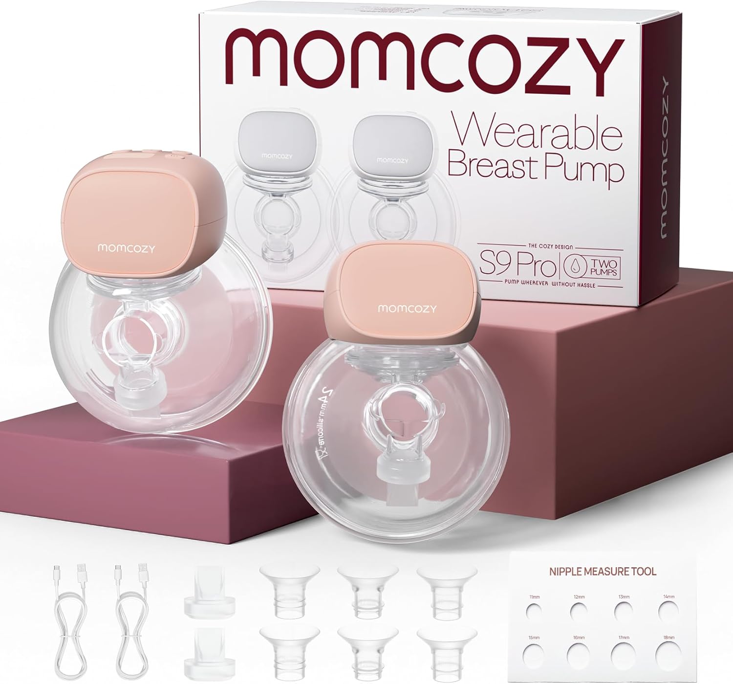Momcozy S9 Pro Breast Pump, Special Wearable Breast Pump, Innovative Hands-Free...