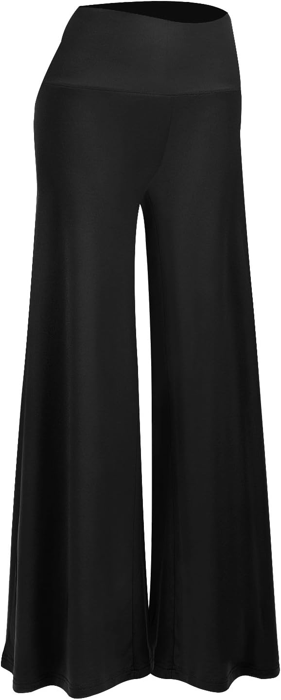 Arolina Women's Stretchy Wide Leg Palazzo Lounge Pants Casual Comfy High Waist P...