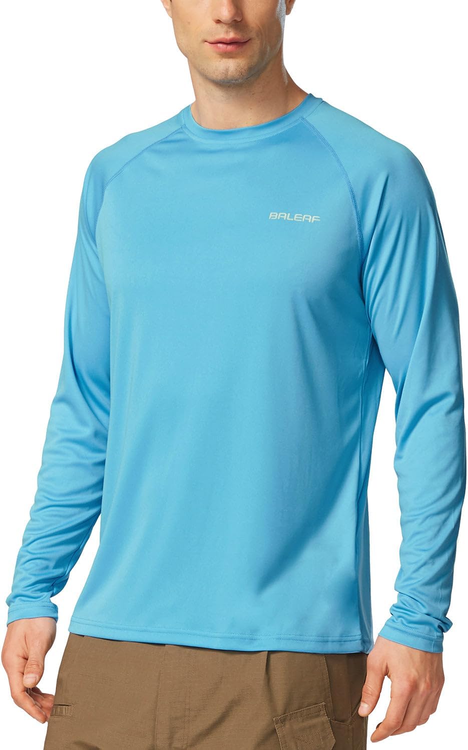 Baleaf Men's Sun Protection Shirt, Special UV SPF UPF 50 Rash Guard, Innovative...