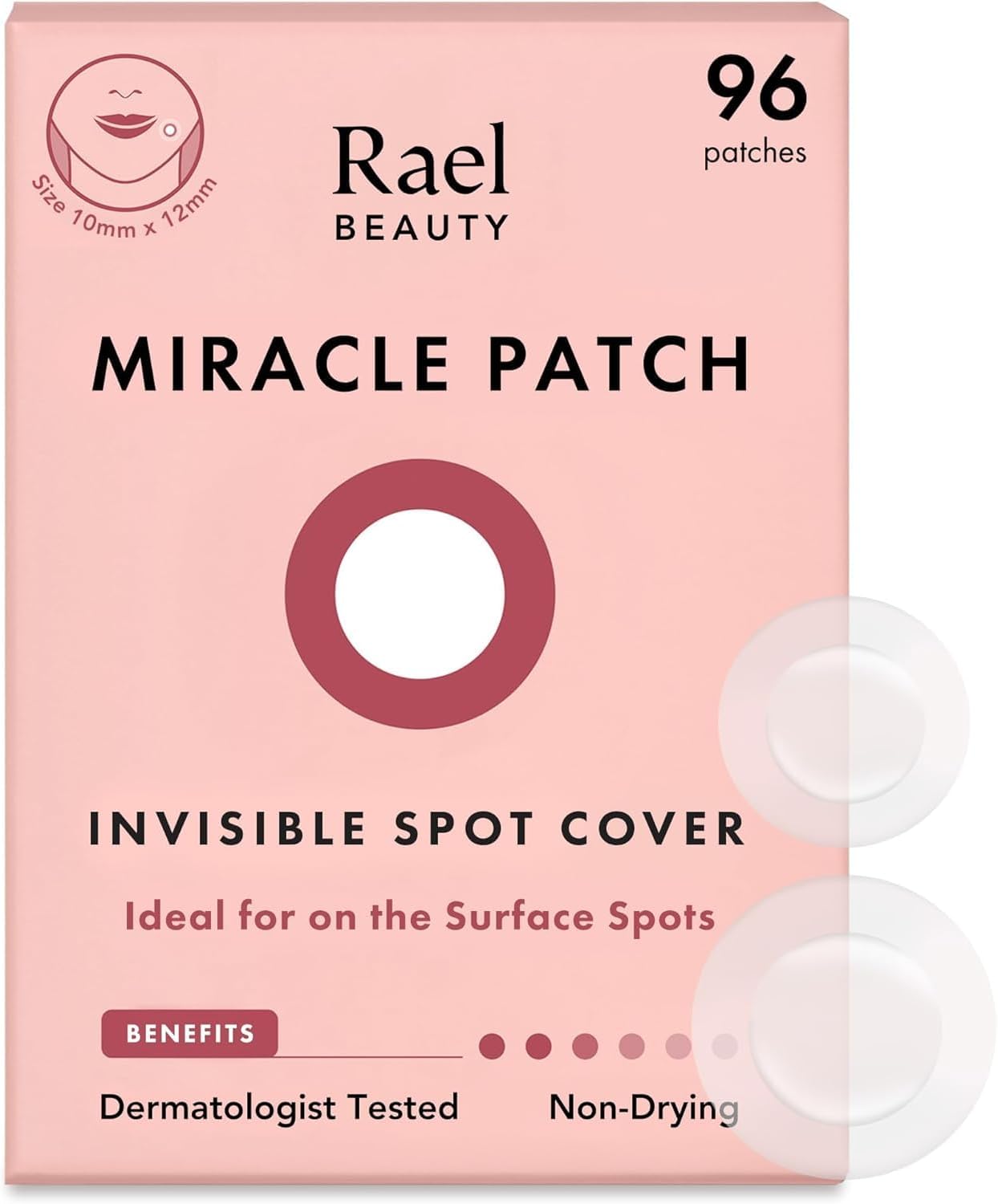 Rael Pimple Patches, Miracle Invisible Spot Cover - Korean Skincare, Hydrocolloi...