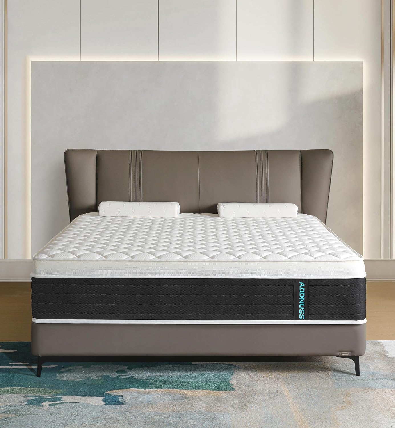 Queen Mattresses,Memory Foam 10 Inch Hybrid Black Queen Mattress in a Box,Indivi...
