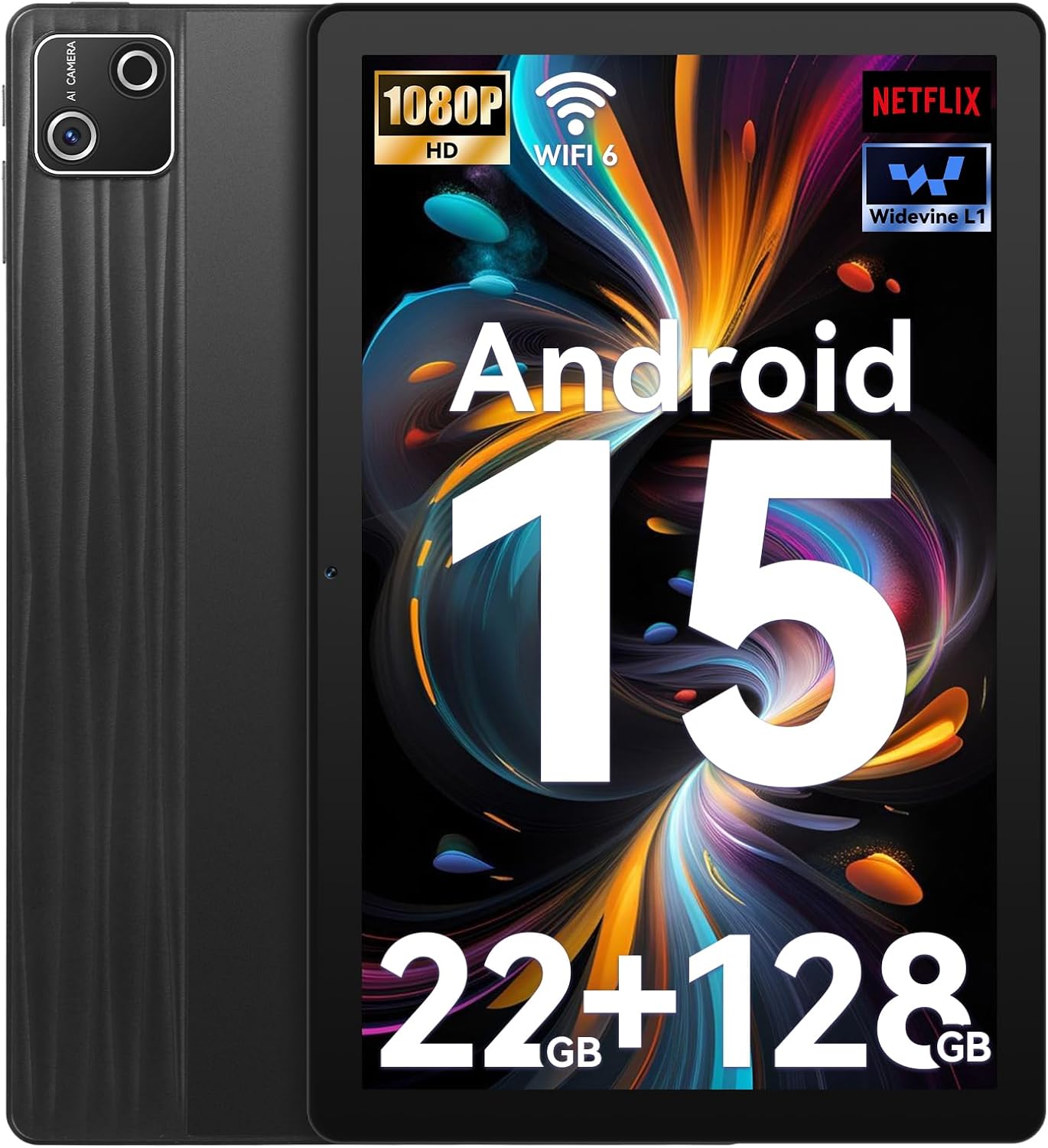 Whitedeer Tablet 10 inch Android 15, 22GB+128GB Storage, Octa-Core Processor | 1...