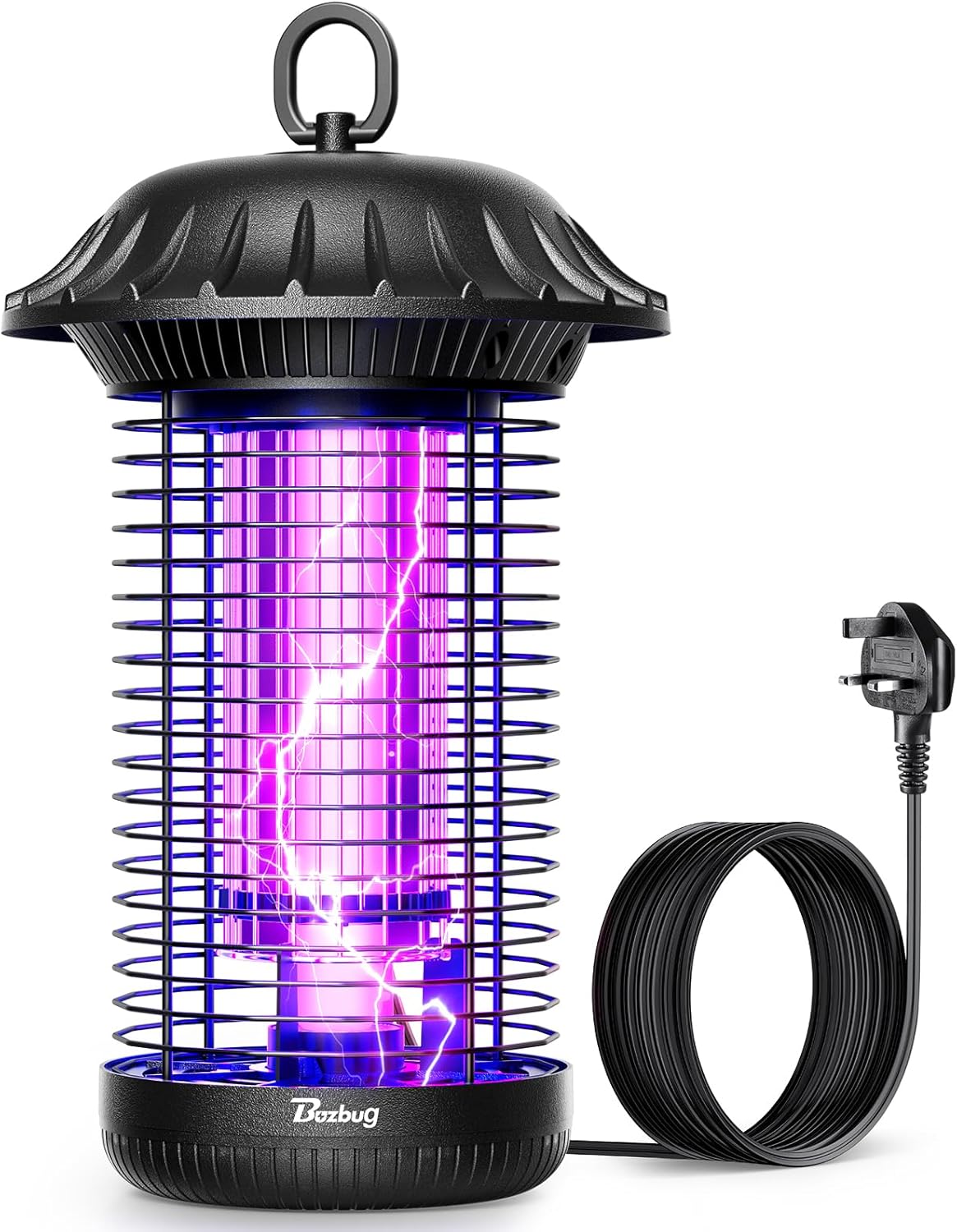 Buzbug LED Fly Zapper, 10 Years Lifespan Lamp, 2M Power Cord, IPX4 Waterproof, H...