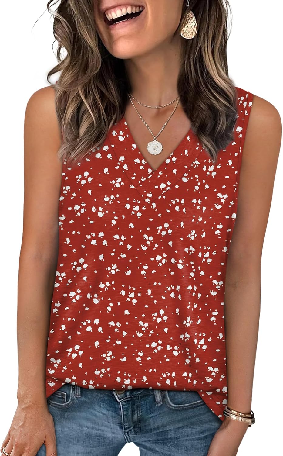 Trendy WIHOLL Tank Tops for Women, Special Summer V Neck T Shirts, High-Quality...