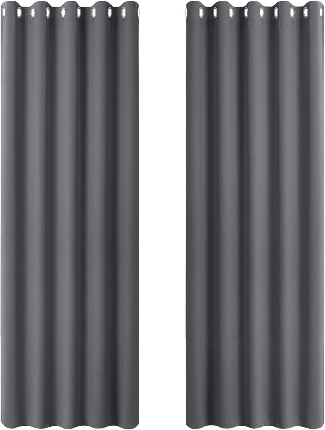 PONY DANCE Thermal Blackout Curtains 90 Inch Drop Extra Long Window Drapes for L...