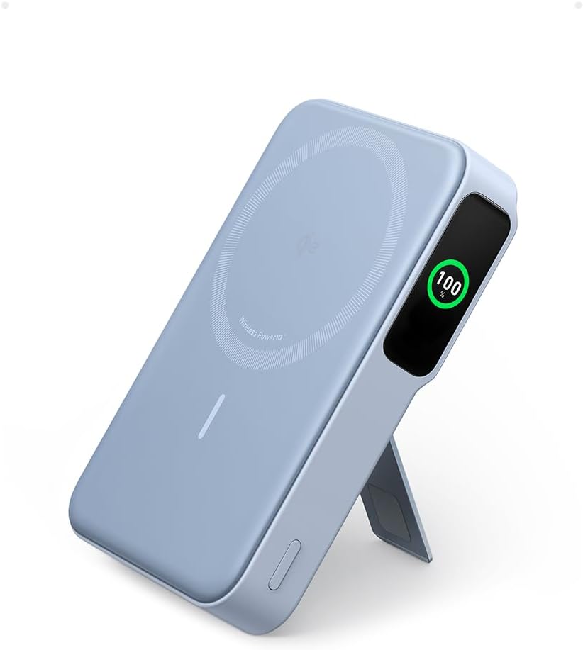 Anker MagGo Power Bank, Special Mobile Charger Qi2 Certified for 15W Fast Chargi...