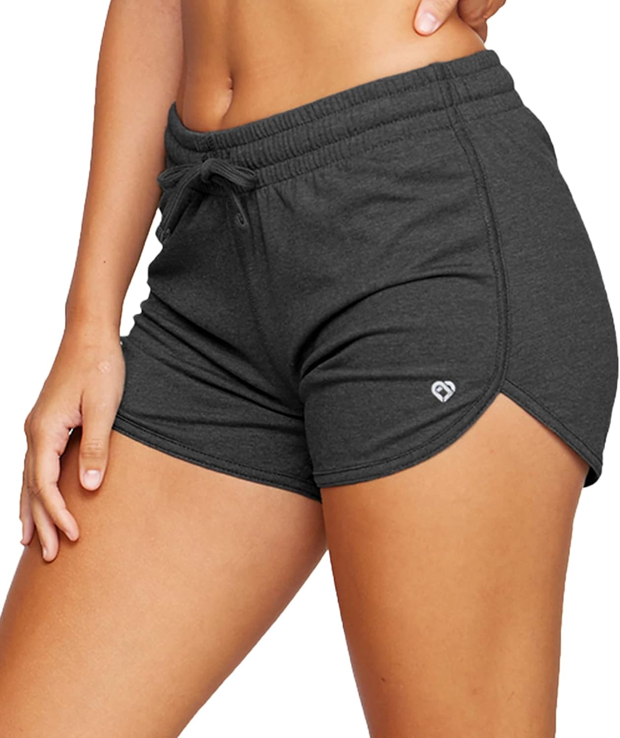 COLOSSEUM Active Women's Yoga and Running Short, Special Cotton Blend Shorts for...