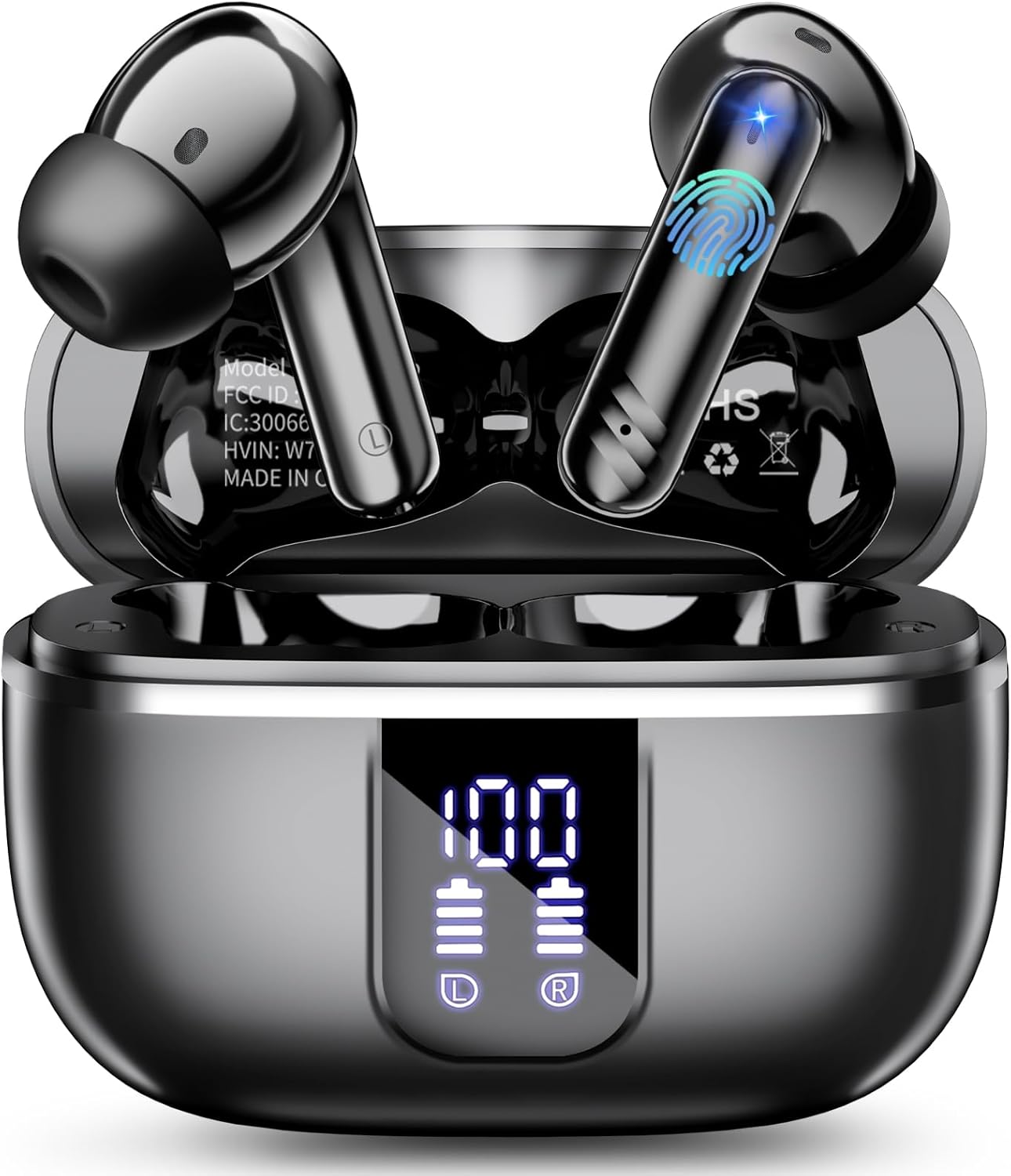 High-Quality Wireless Earbuds, Innovative Bluetooth 5.4 Headphones in Ear Bass S...