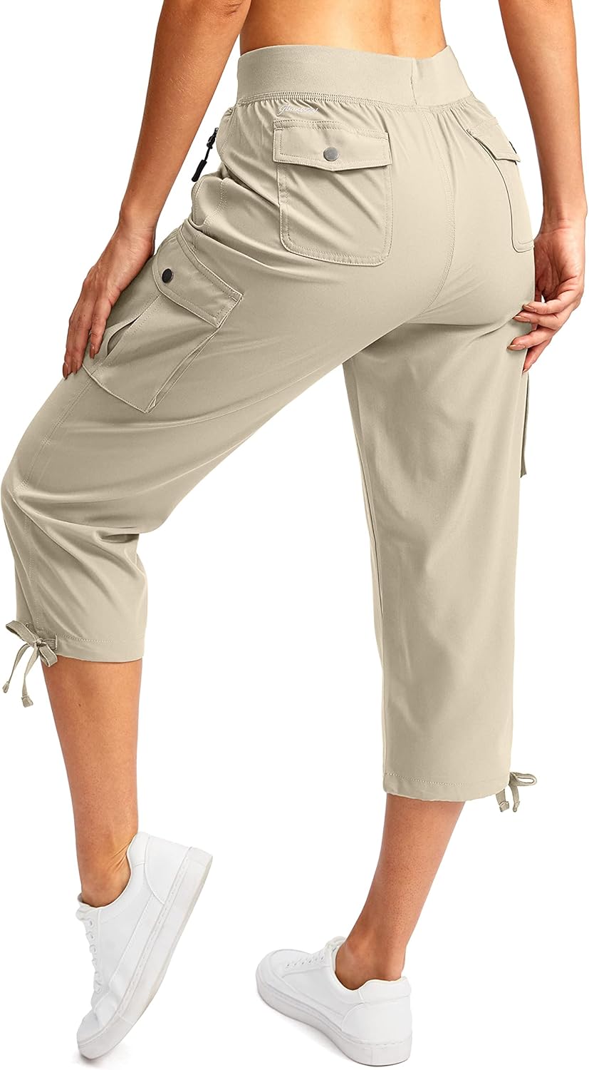Special Soothfeel Women's Cargo Capris, Unique Lightweight Quick Dry Travel Pant...