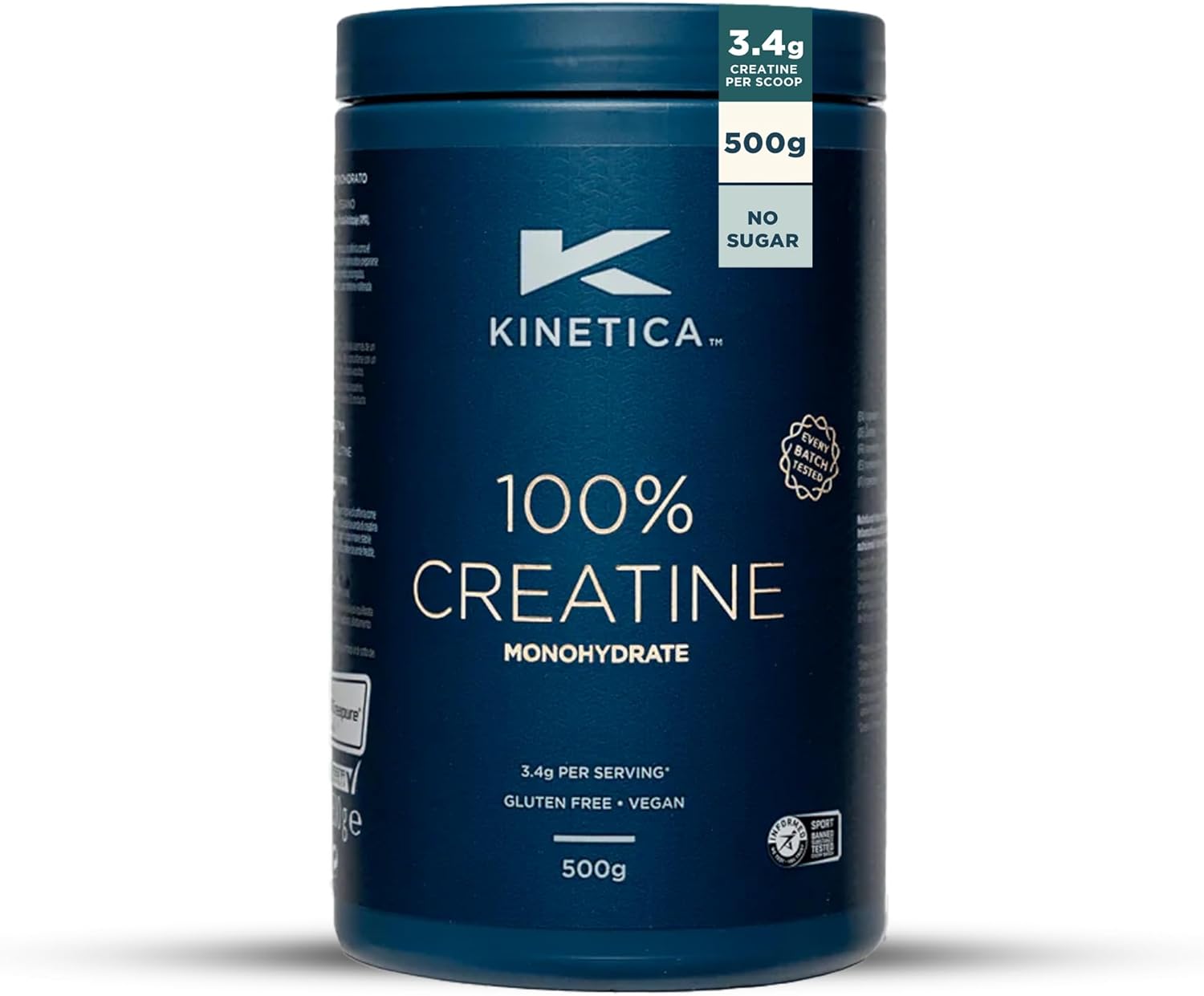 Top Kinetica Creapure® Creatine Monohydrate, Premium Muscle Strength Enhancer, E...