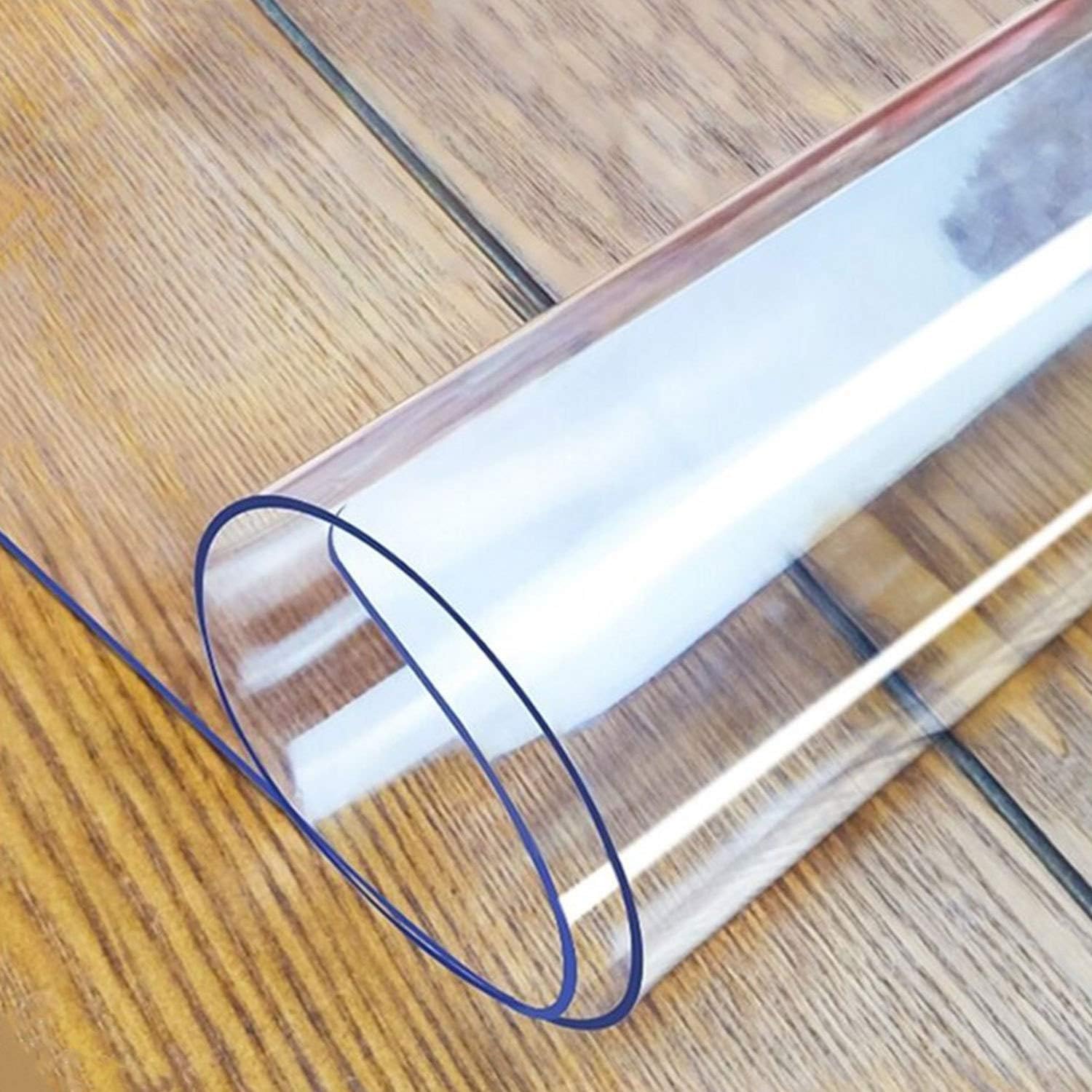LovePads Clear Table Cover Protector, High-Quality Plastic Table Cover for Dinin...