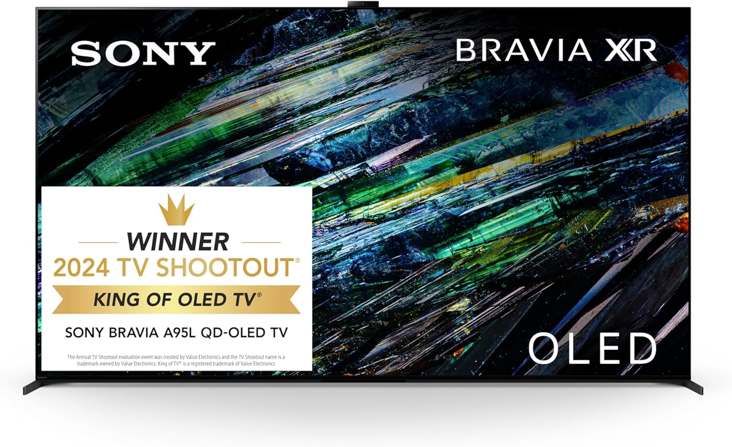 Sony QD-OLED 55 inch BRAVIA XR A95L Series 4K Ultra HD TV: Smart Google TV with...
