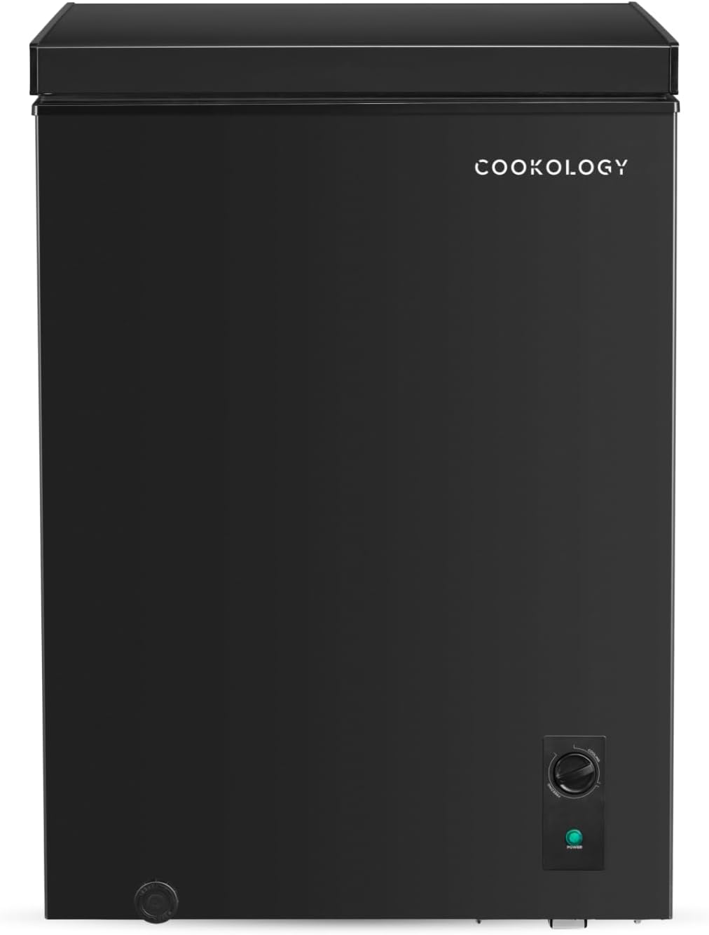Cookology CCFZ142BK Freestanding Chest Freezer in Black - 142 Litre Capacity - S...