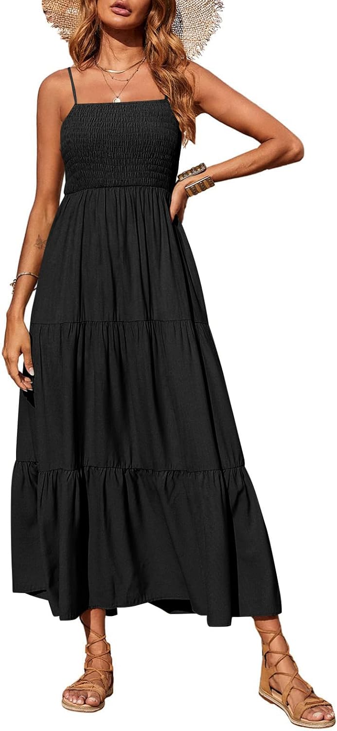 PRETTYGARDEN Women's Summer Maxi Dress, Special Summer Dress with Casual Boho St...