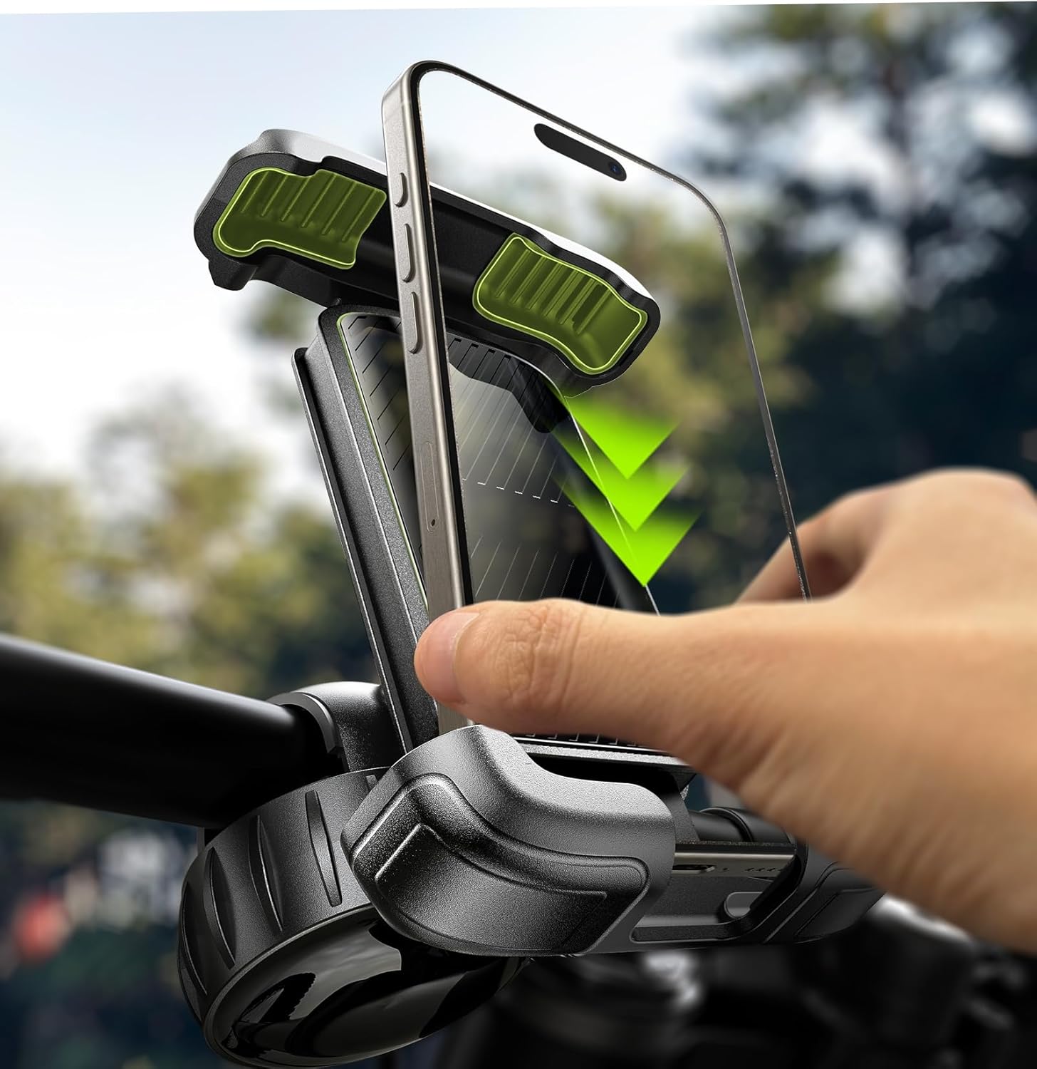 LISEN Bike Phone Holder, Special Silicone Pro Bicycle Phone Holder, Innovative B...