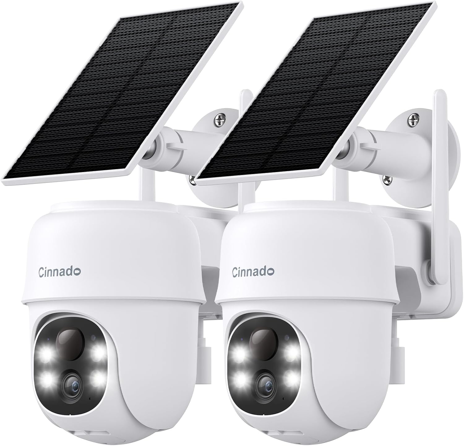 Special Cinnado Solar CCTV Camera Systems, House Security 2K Outdoor Wireless Ca...