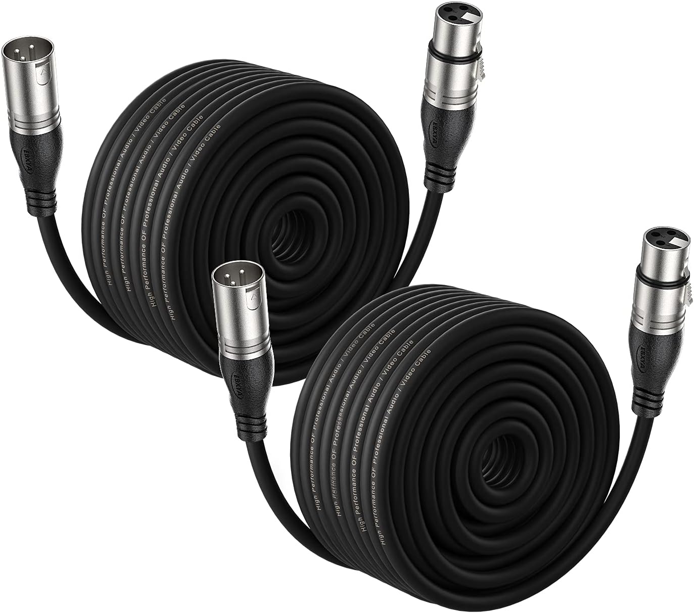 High-Quality EBXYA XLR Microphone Cable, Durable Microphone Audio Mixer Cable, B...
