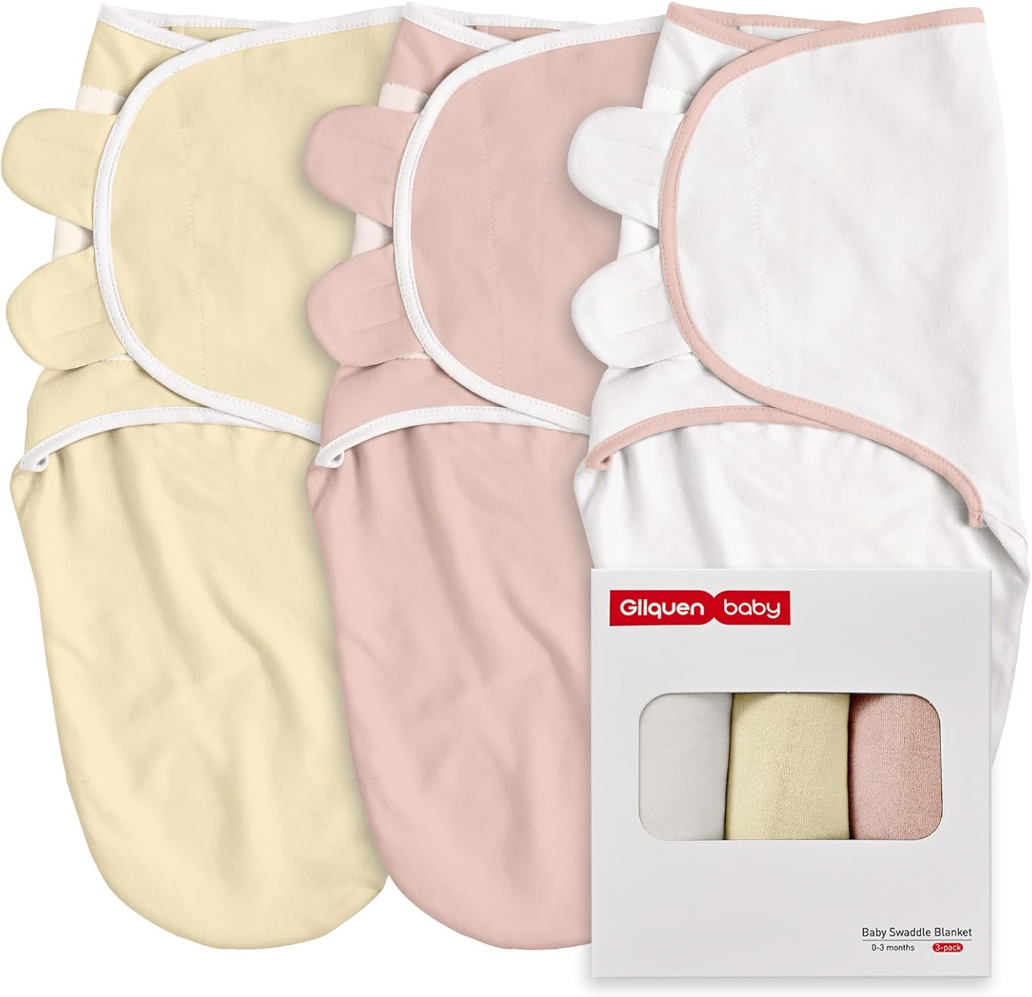 Unique GLLQUEN Baby Swaddle Wraps, Special Baby Swaddling Blankets for 0-3 Month...