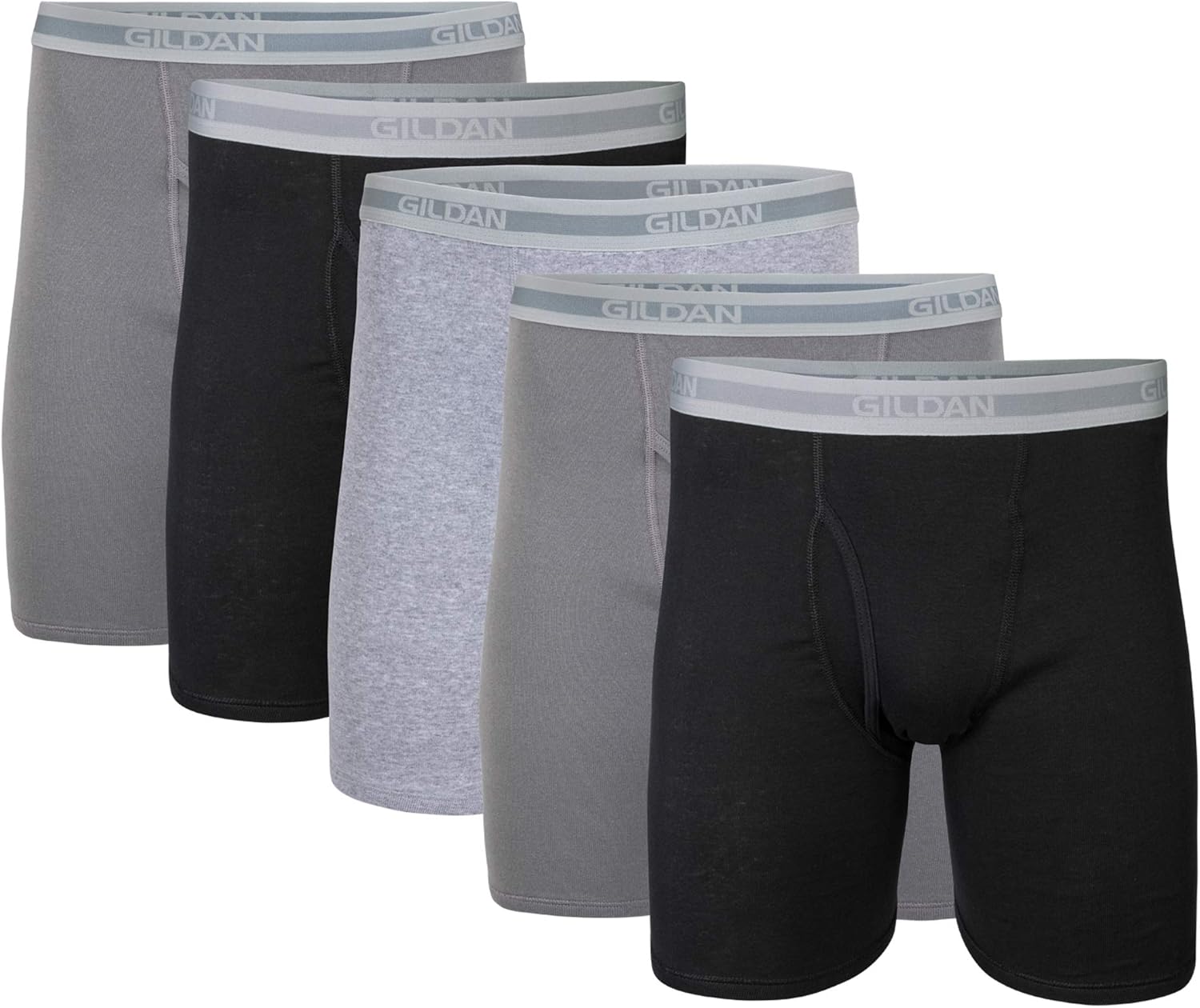 Gildan Men's Boxer Briefs, Special Underwear Multipack, High-Quality Classic Len...