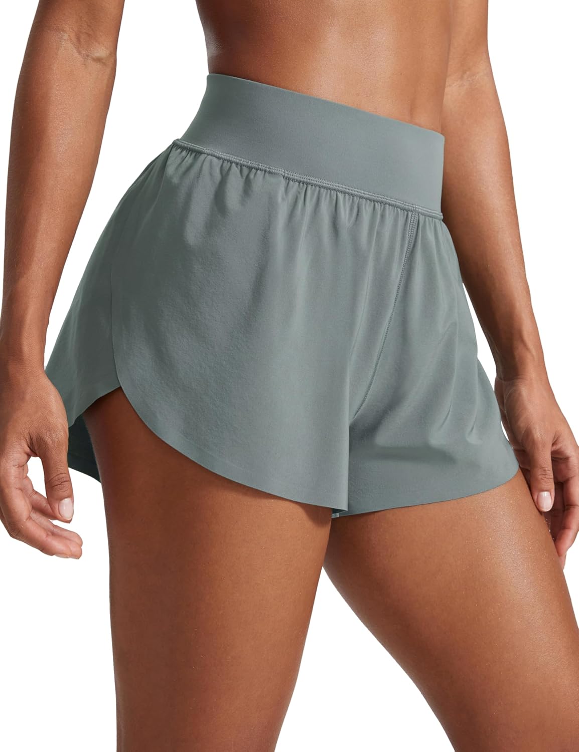 CRZ YOGA High Waisted Running Shorts, Special Athletic Shorts for Women, Innovat...