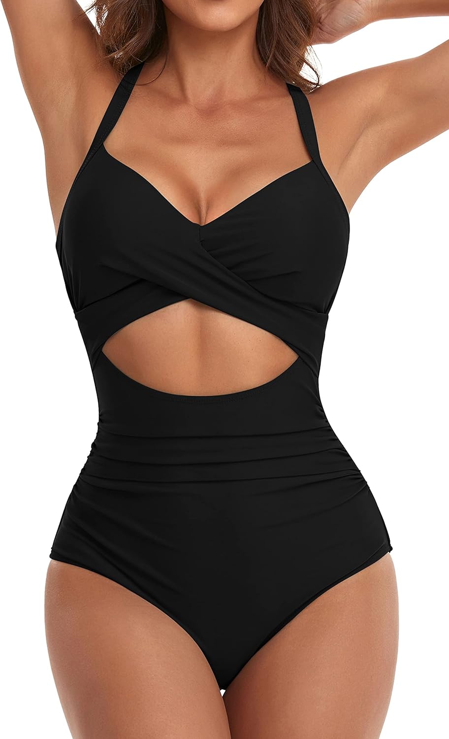 Eomenie Women's One Piece Swimsuits, Special Tummy Control Swimwear with Cutout,...