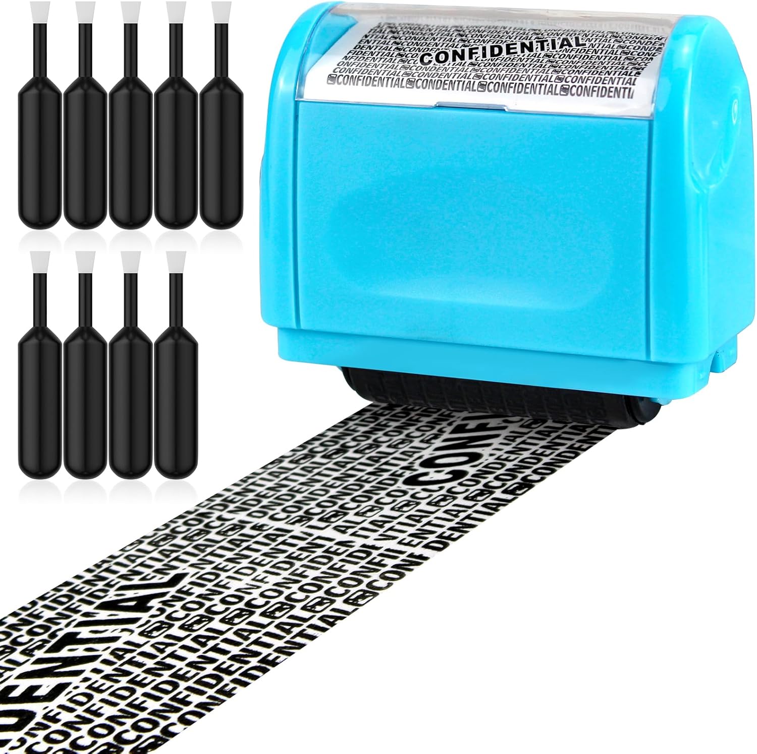 AUXHCYL Confidential Roller Stamp, Identity Theft Rolling Data Defender, Include...
