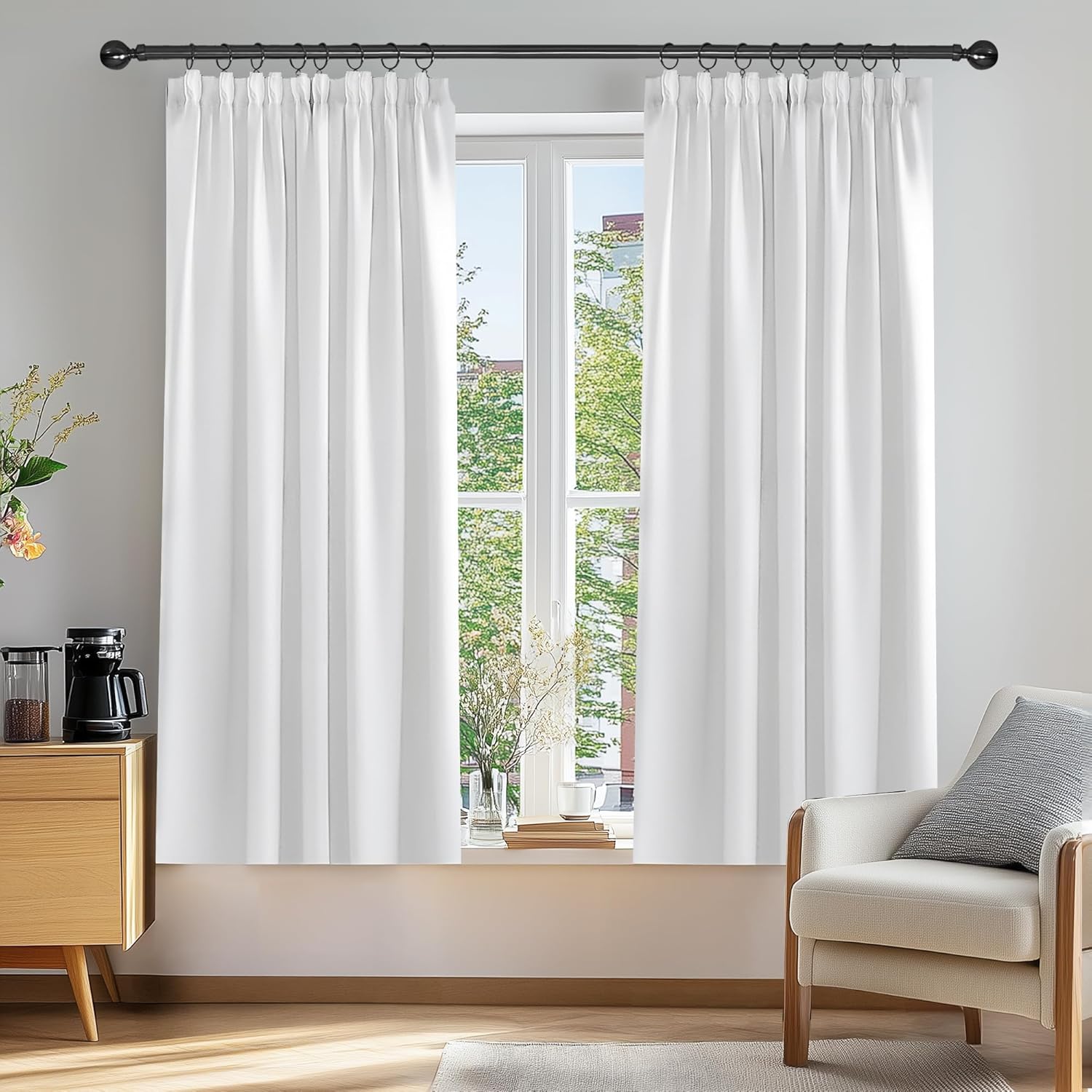 Deconovo Super Soft Thermal Insulated Curtains, Special Room Darkening Curtains...