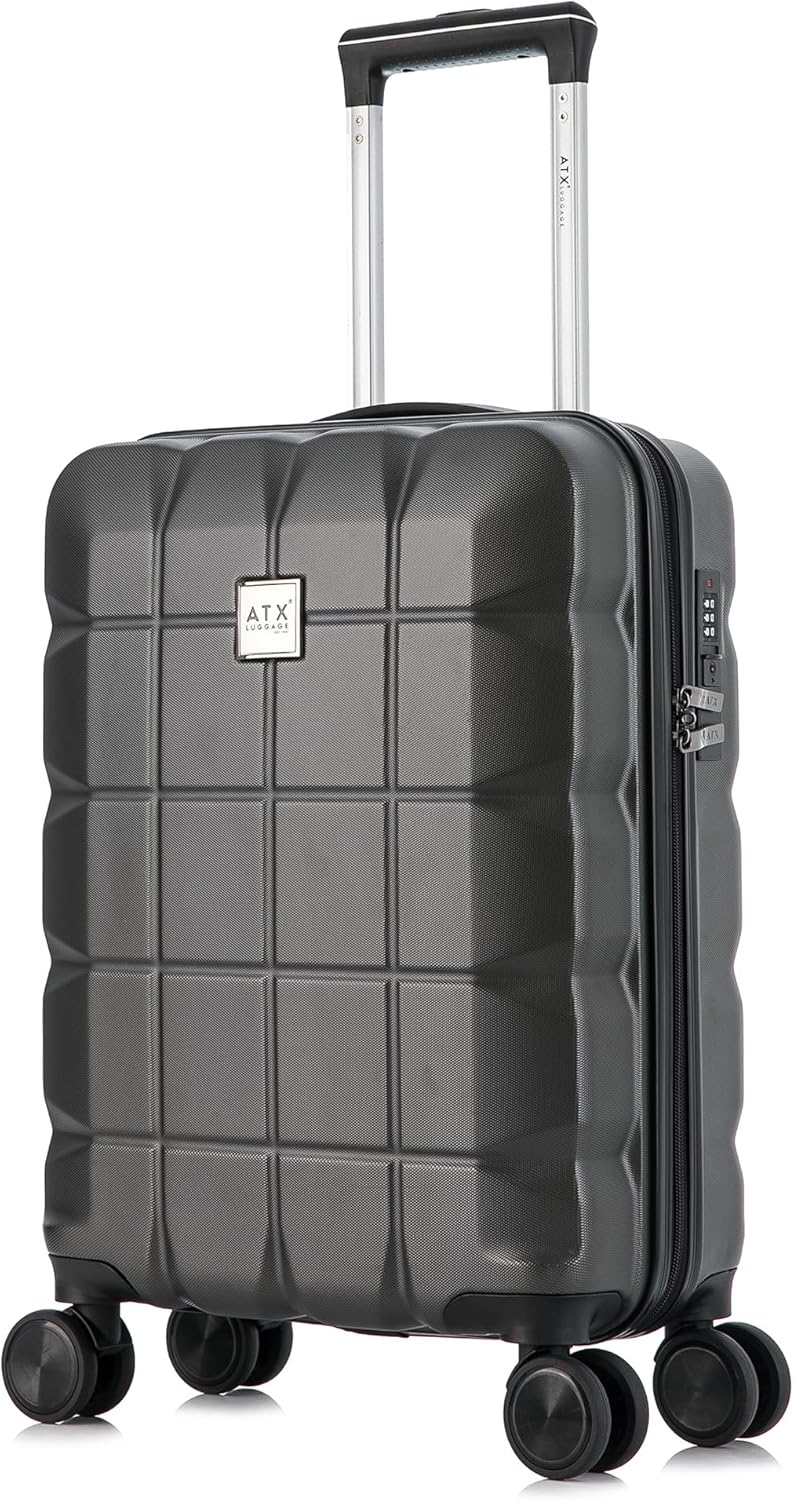 High-Quality ATX Cabin Suitcase, Special Lightweight Small Suitcase with ABS Mat...