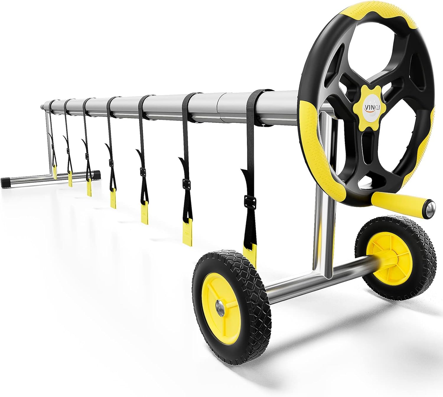 VINGLI Pool Cover Reel Set, Special Solar Cover Reel for Inground Swimming Pool,...