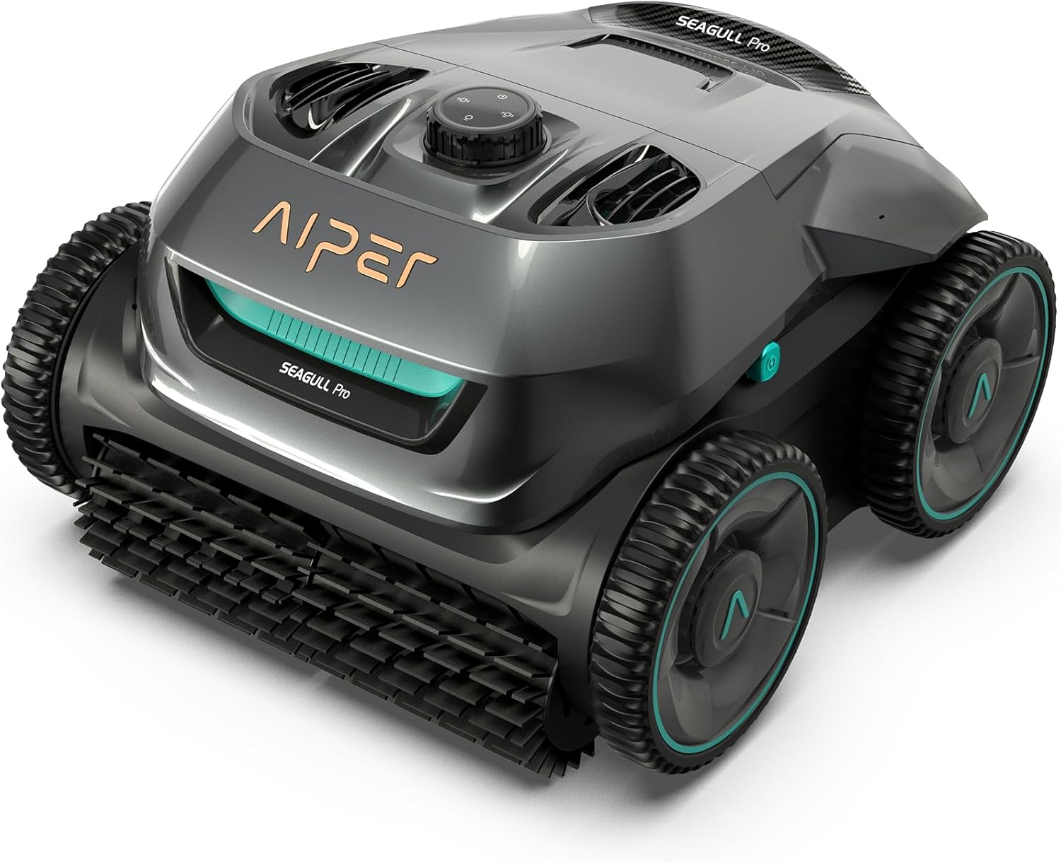 AIPER Cordless Robotic Pool Cleaner, WavePath Navigation, Wall-Climbing, Quad-Mo...