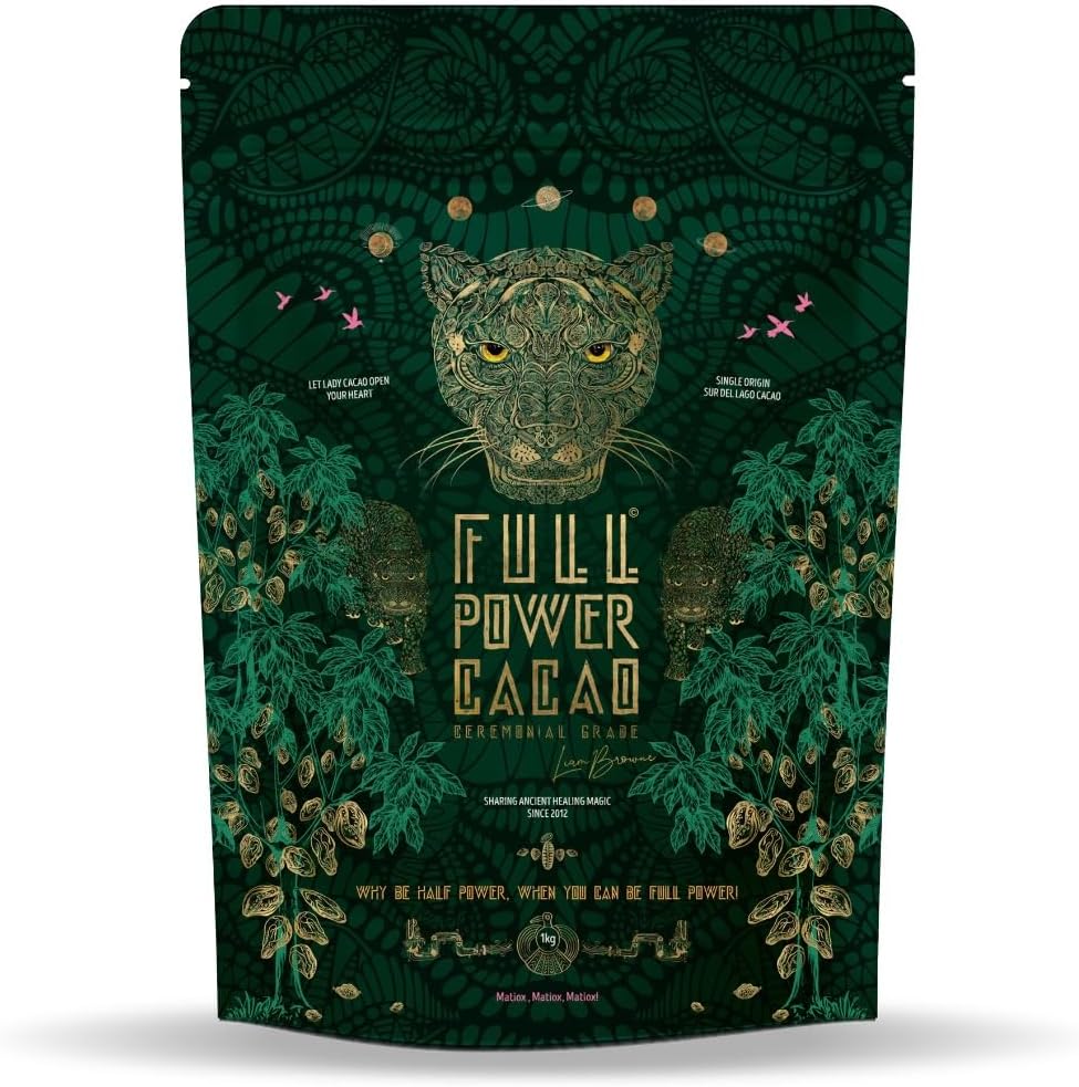 High-Quality Full Power Cacao, Premium Cacao Ceremonial Grade, Exceptional Raw C...