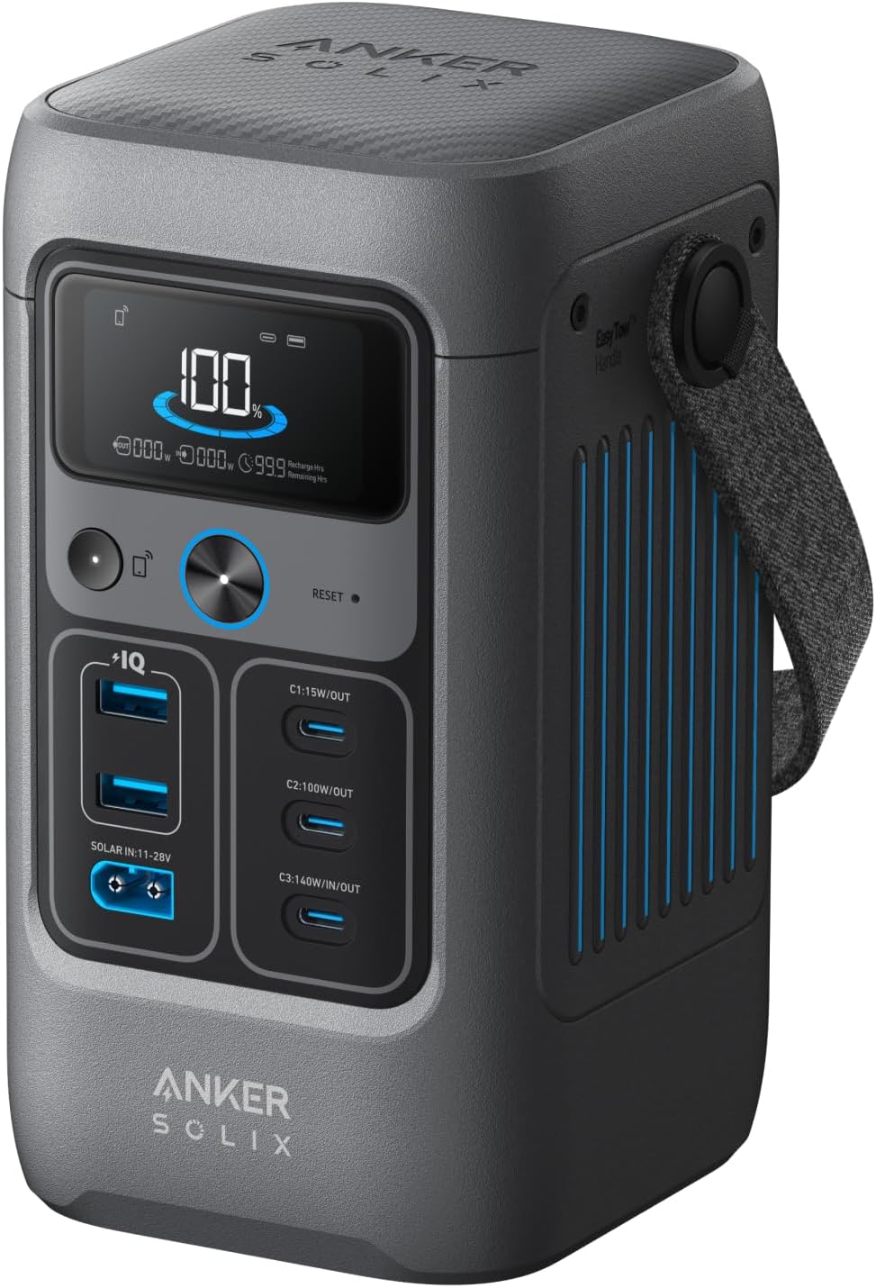 Innovative Anker SOLIX C200 Portable Power Station, High-Capacity Power Bank Sta...